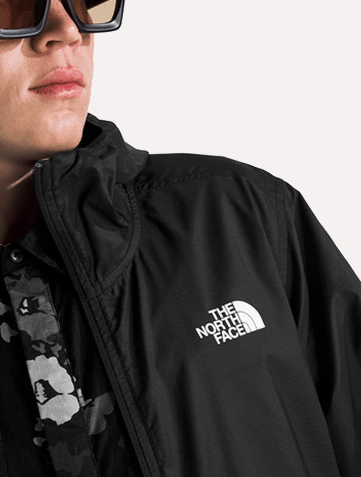Vista 2 Jaqueta The North Face Mountain Wind Jacket Preta The North Face preto