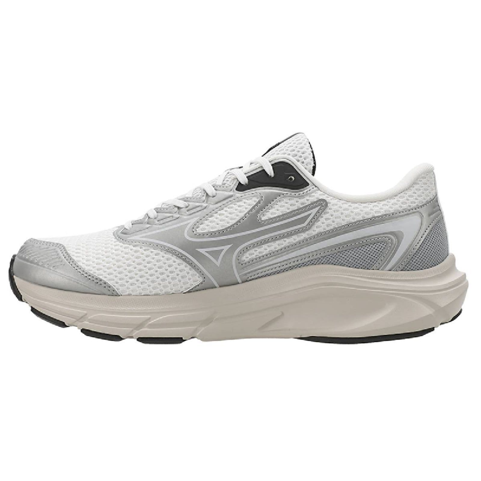 Vista 2 Tênis Mizuno Hawk 6 - Masculino Preto Mizuno branco