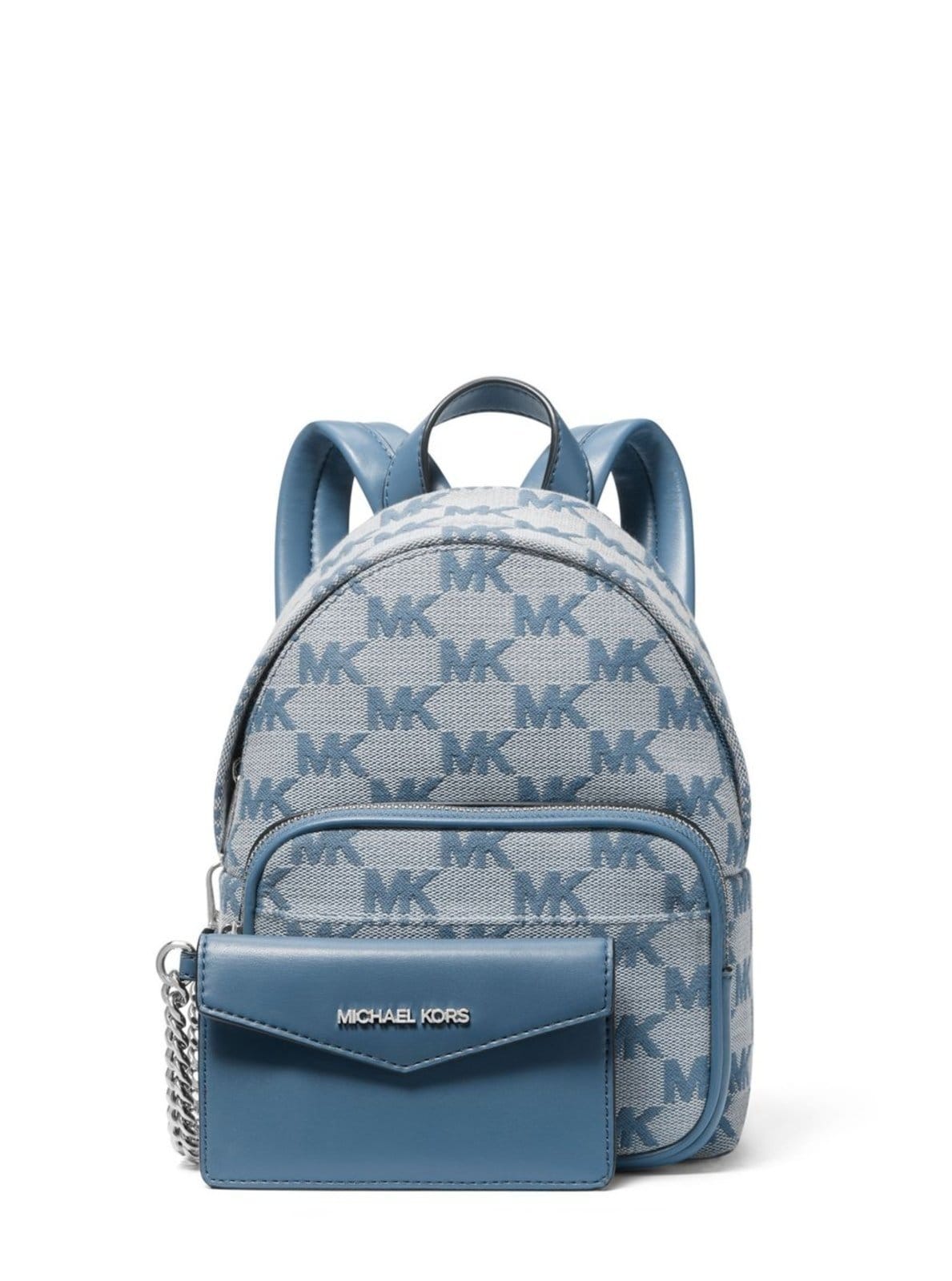 Vista 2 Mochila Maisie 2In1 Logo Pequena 35S4s5mb0j405 Michael Kors azul
