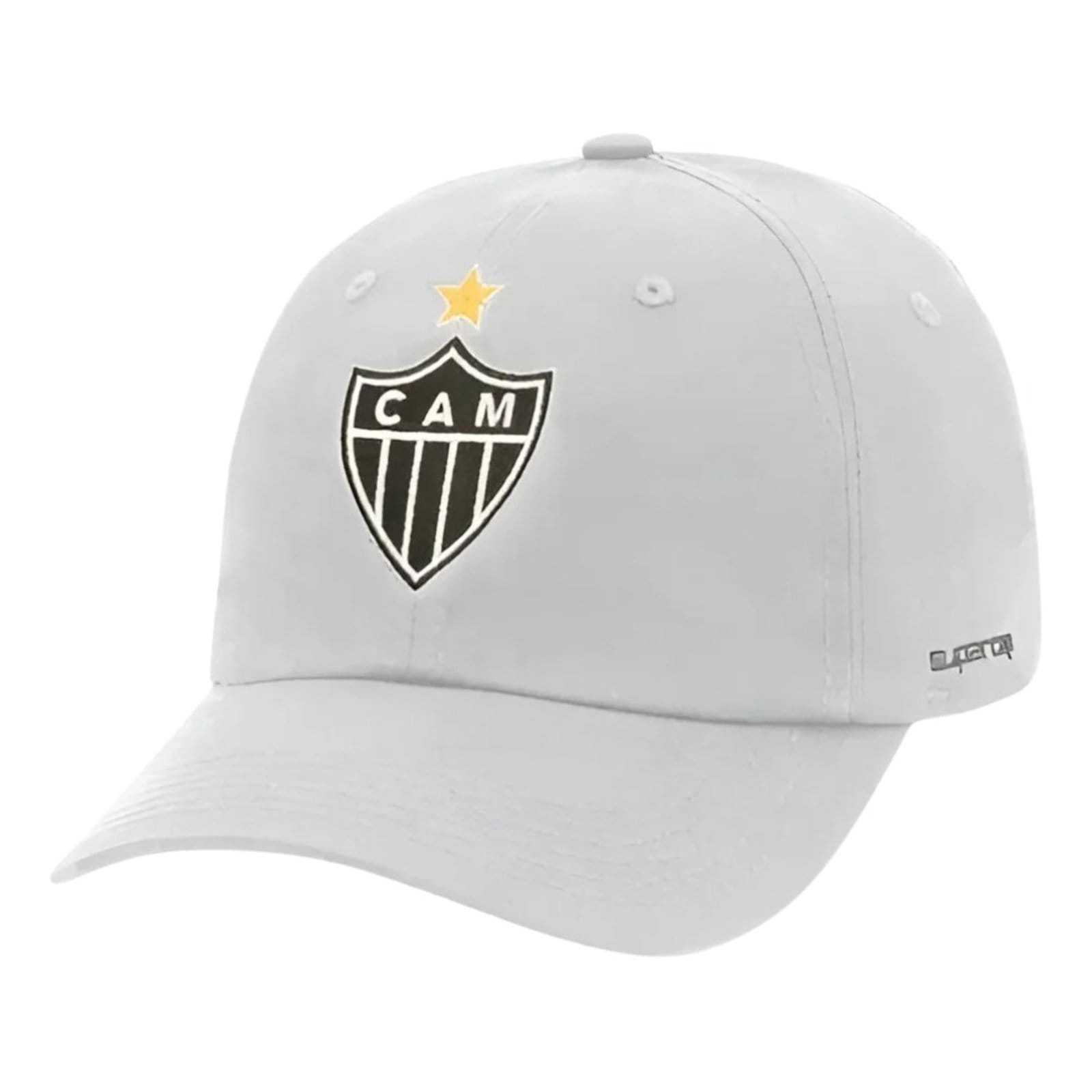 Vista 2 Boné Supercap Atletico Mineiro Bordado Frontal Supercap branco