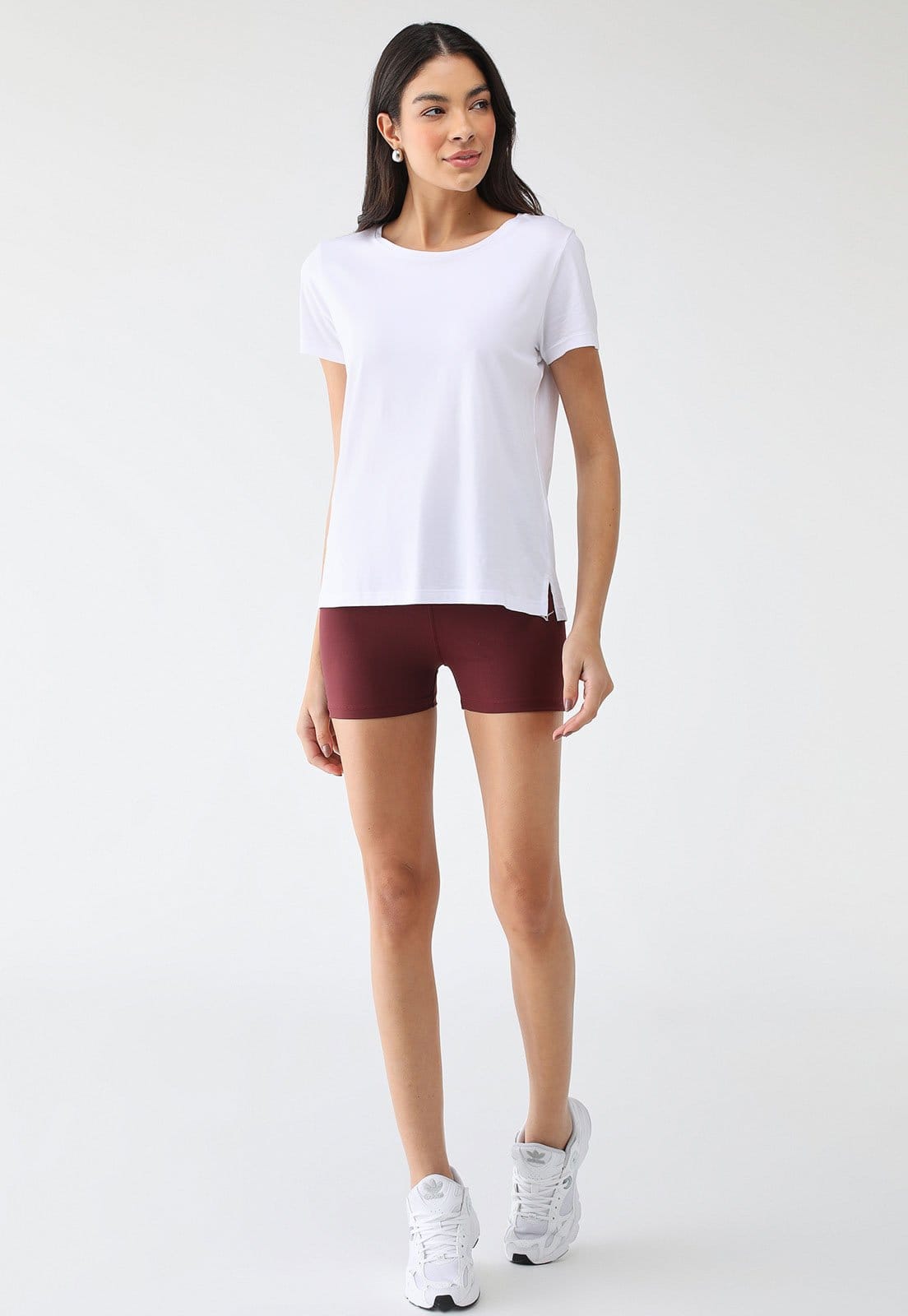 Vista 2 Short Ciclista Mizuno Ajustada Essence Mizuno vinho