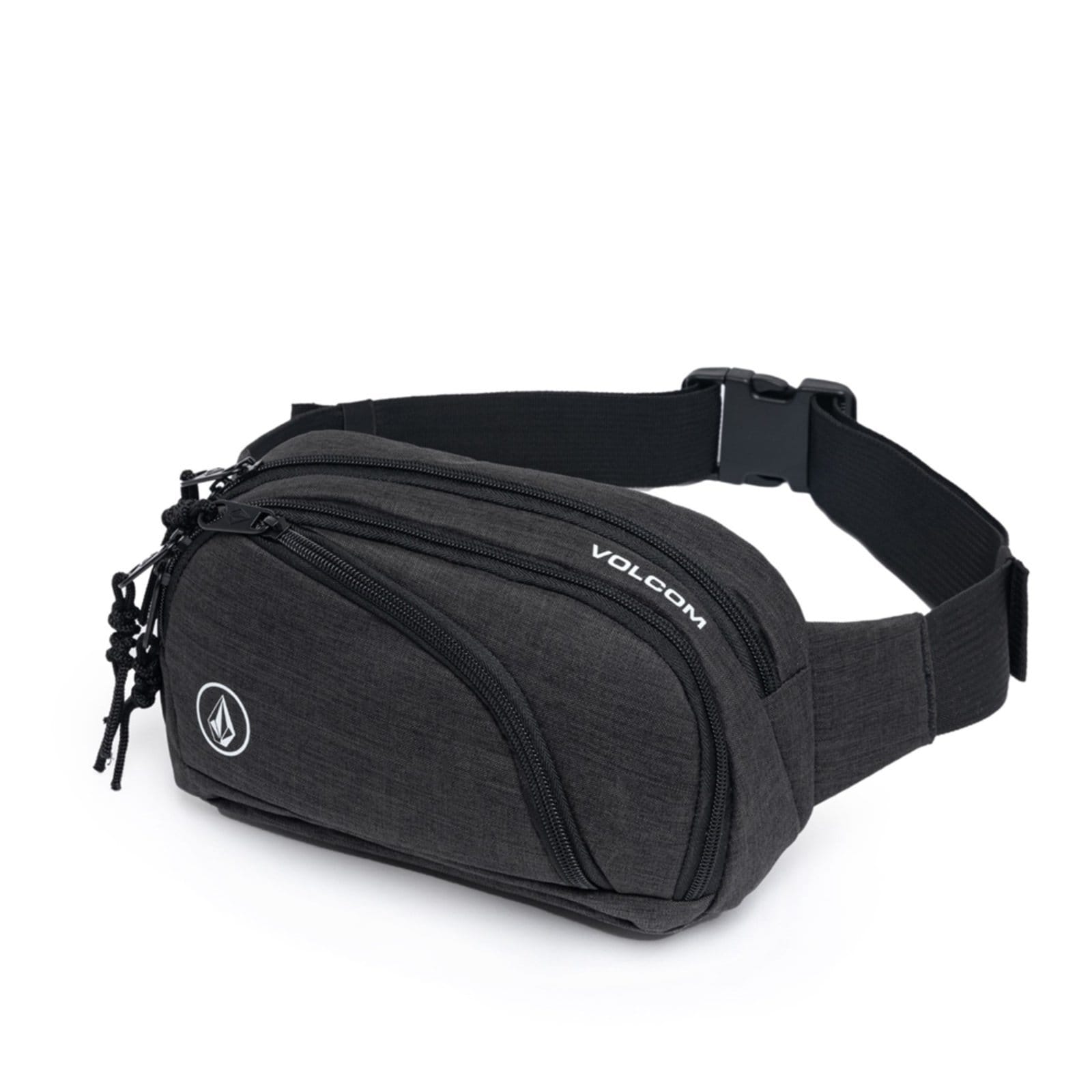 Vista 2 Pochete Reforçada Transversal Masculina Shoulder Bag Moderna 01 Volcom preto