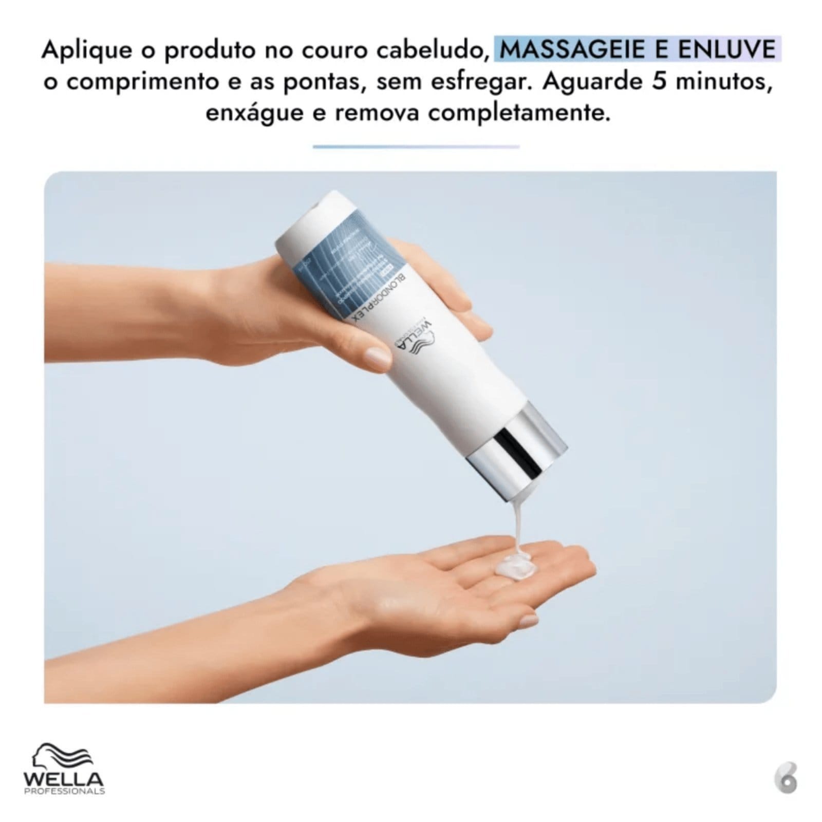 Vista 2 Wella Professionals Blondorplex - Shampoo Fortificante Wella unico