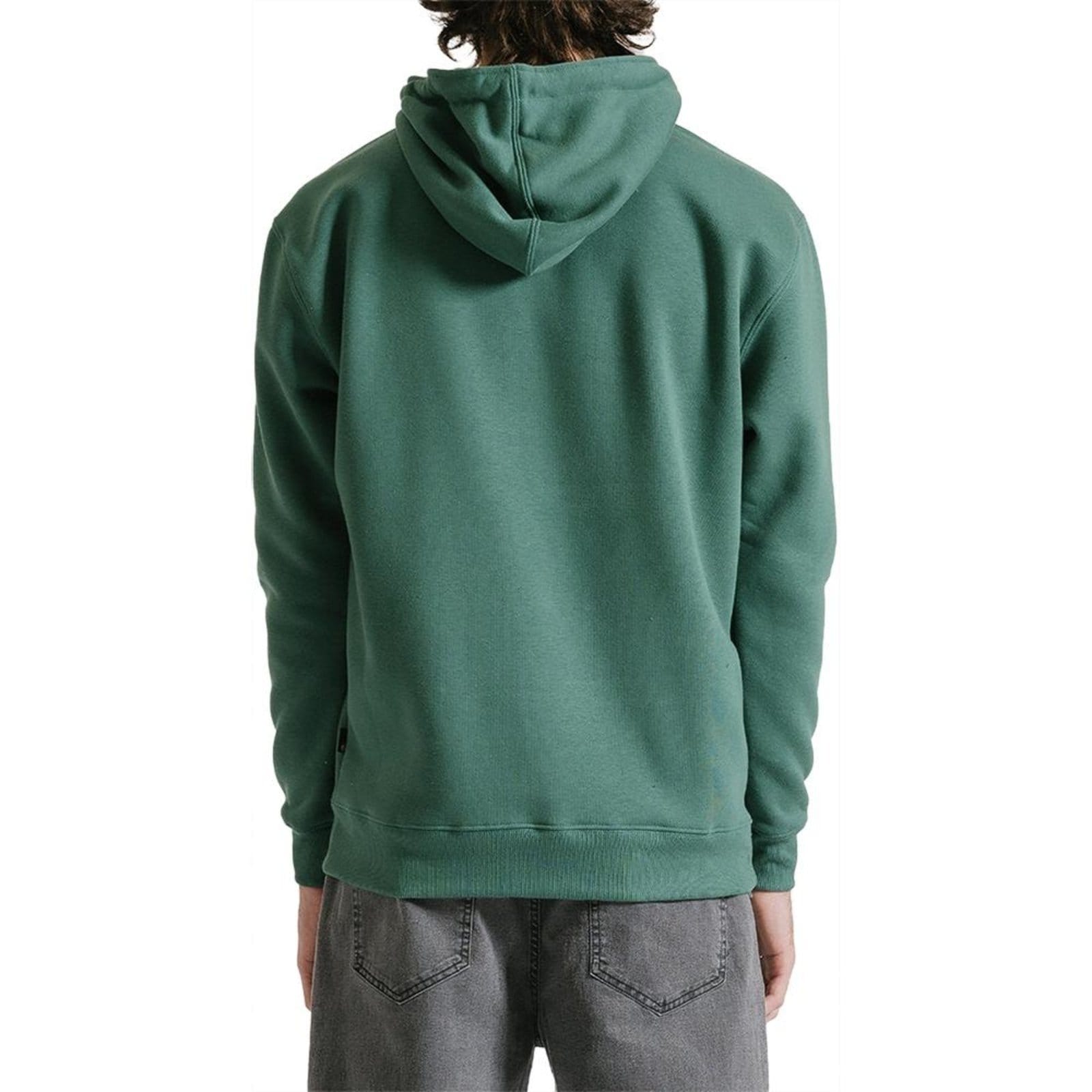 Vista 2 Moletom Volcom Canguru Iconic Stone WT24 Masculino Volcom verde