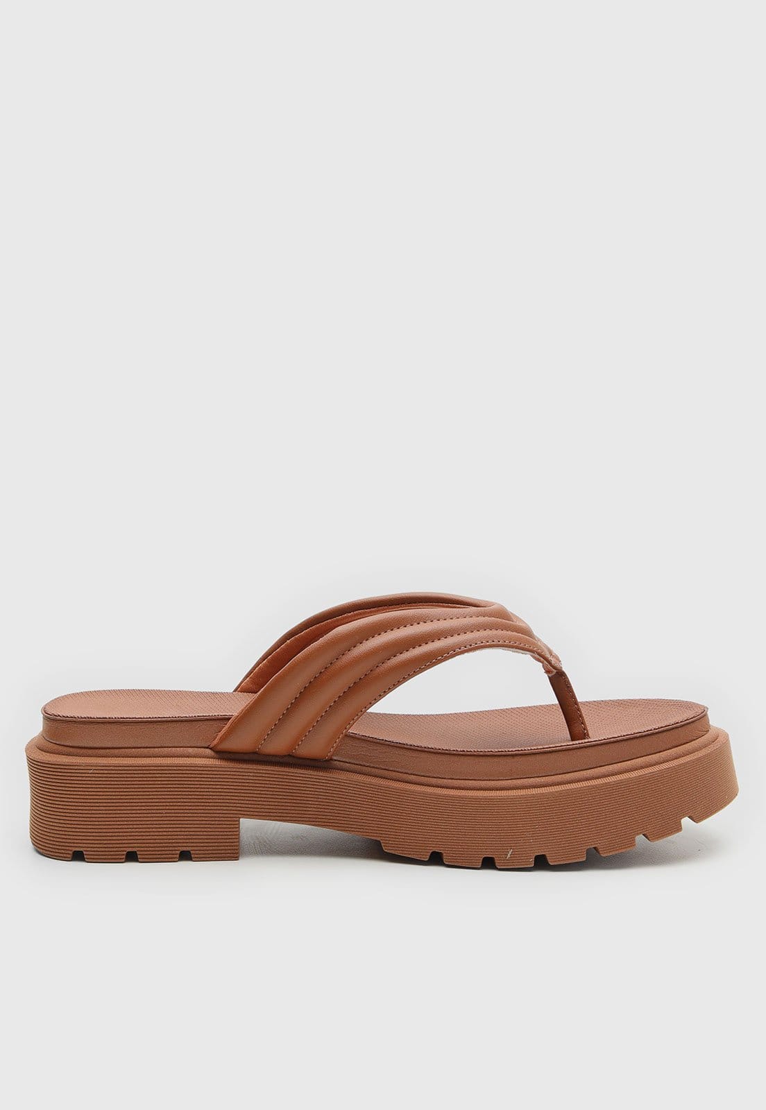 Vista 2 Sandália Feminina Vizzano Plataforma Salto Médio VIZZANO caramelo