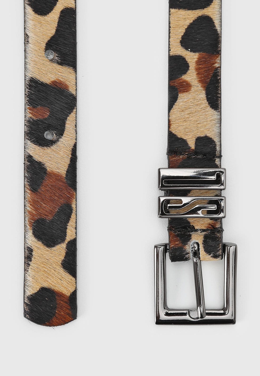 Vista 2 Cinto Feminino Santa Lolla Animal Print Santa Lolla bege