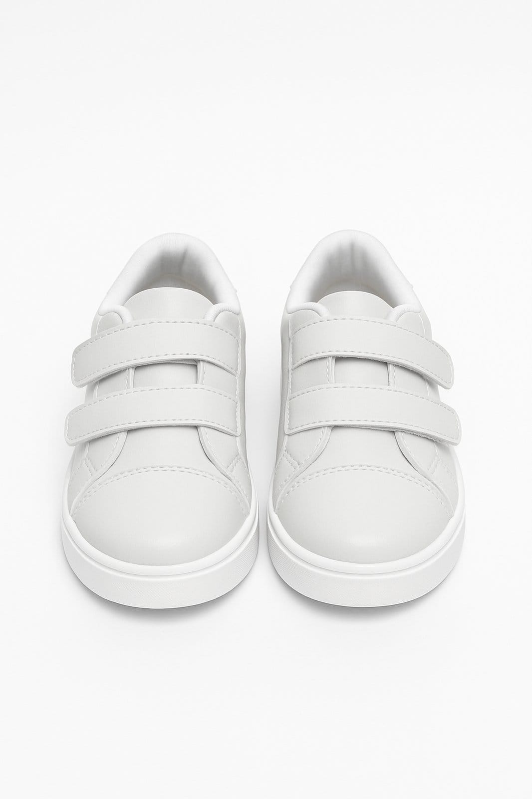 Vista 2 Infantil - Tênis Casual Preto com Duplo Fecho VIDA COSTEIRA branco