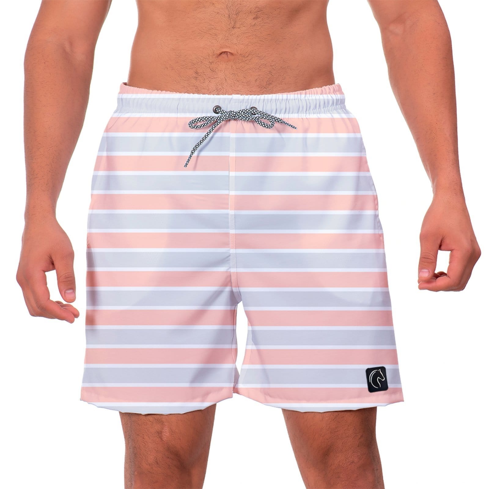 Vista 2 Short Praia Premium Masculino Academia Fitness Caminhada Corrida Esporte Moda Conforto Estilo e W2 W2 STORE azul/azul marinho/branco/estampado/listra/listrado/multicolorido/off-white/rosa/rosê azul