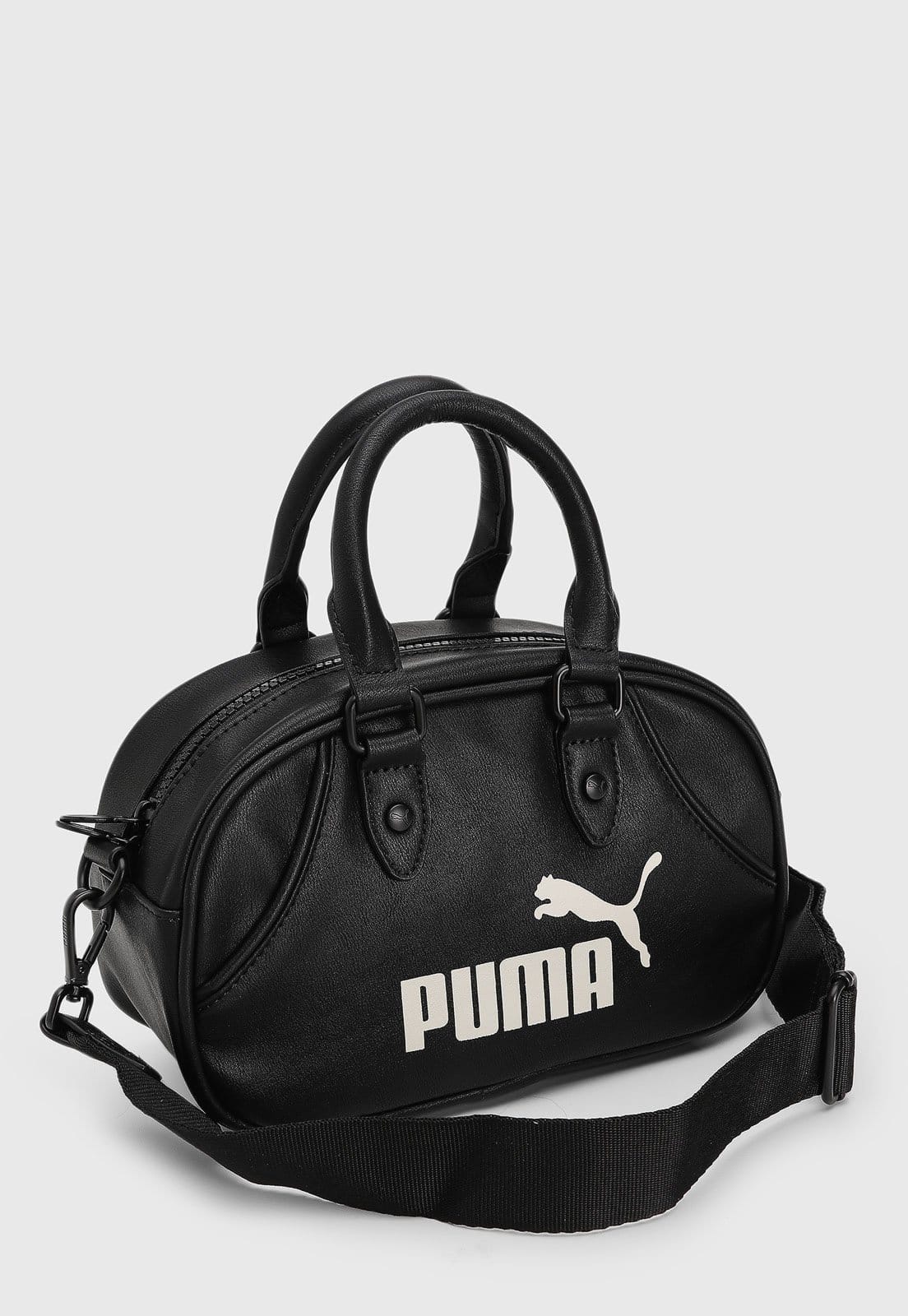Vista 2 Bolsa Unissex Puma Archive Mini Grip Preta Puma preto