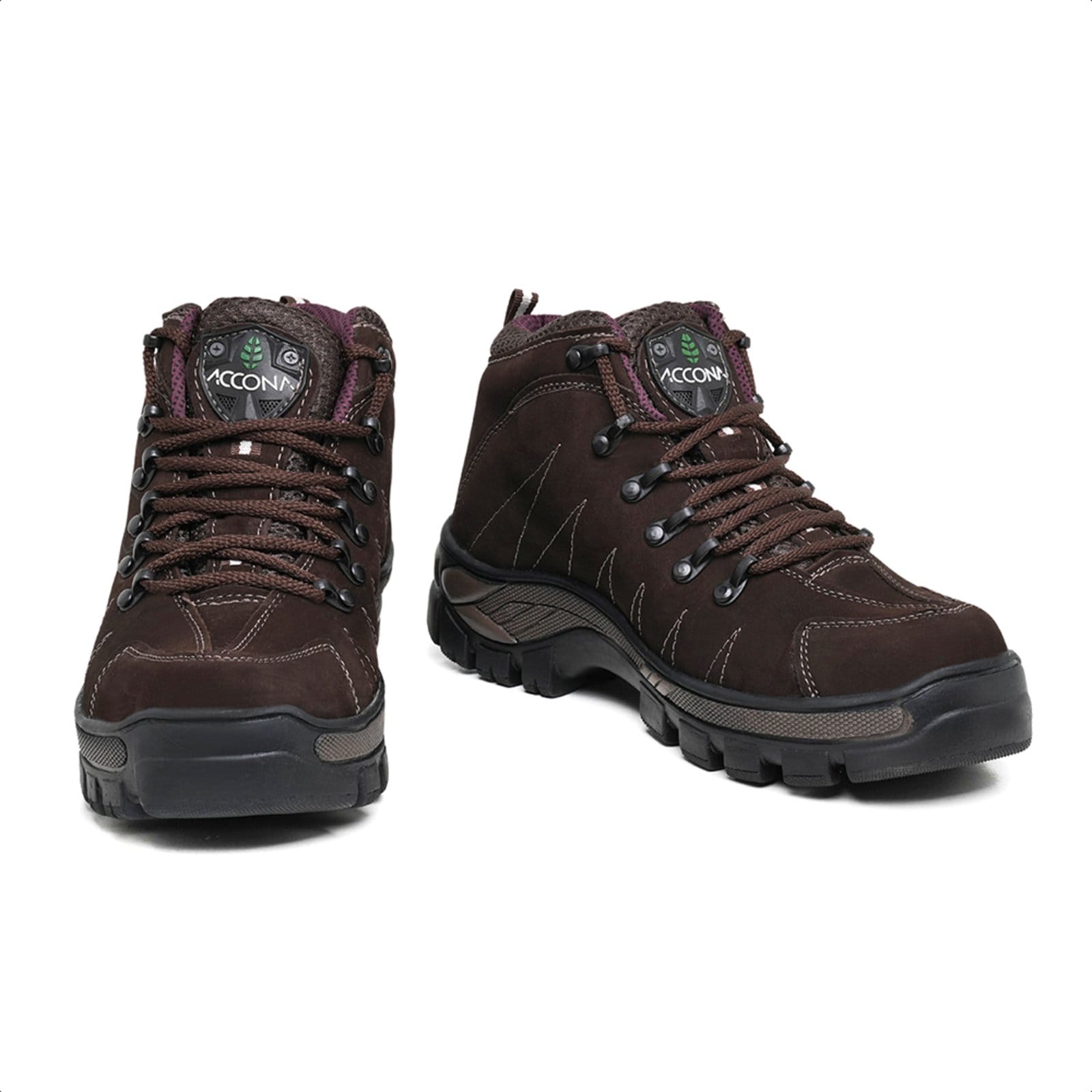 Vista 2 Coturno Adventure Feminino Malbork em Couro 10000M Malbork marrom