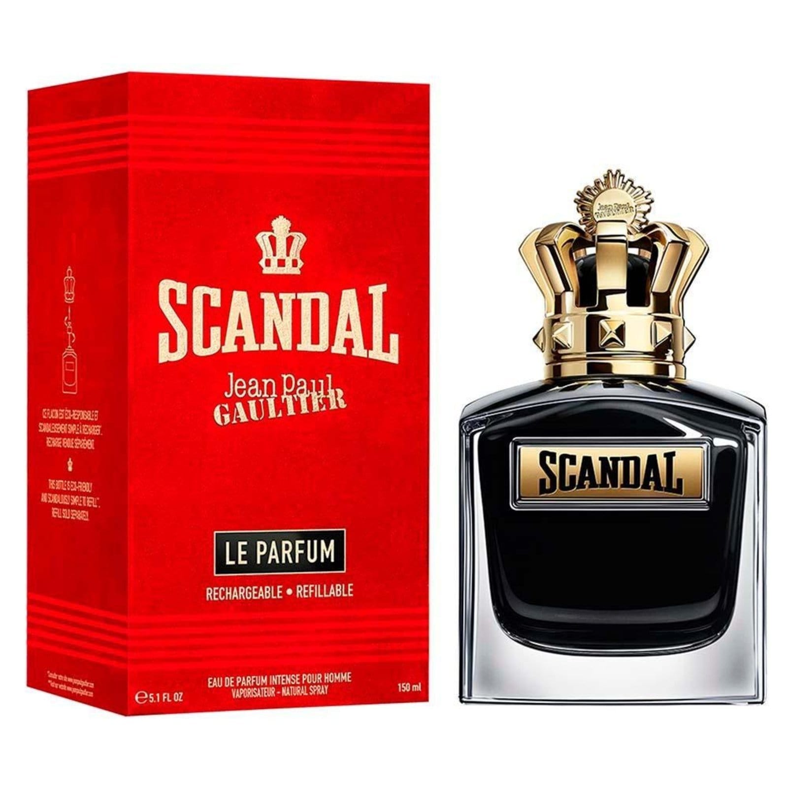 Vista 2 Jean Paul Gaultier Scandal Pour Homme Perfume Masculino Le Parfum 150 ml Jean Paul Gaultier incolor