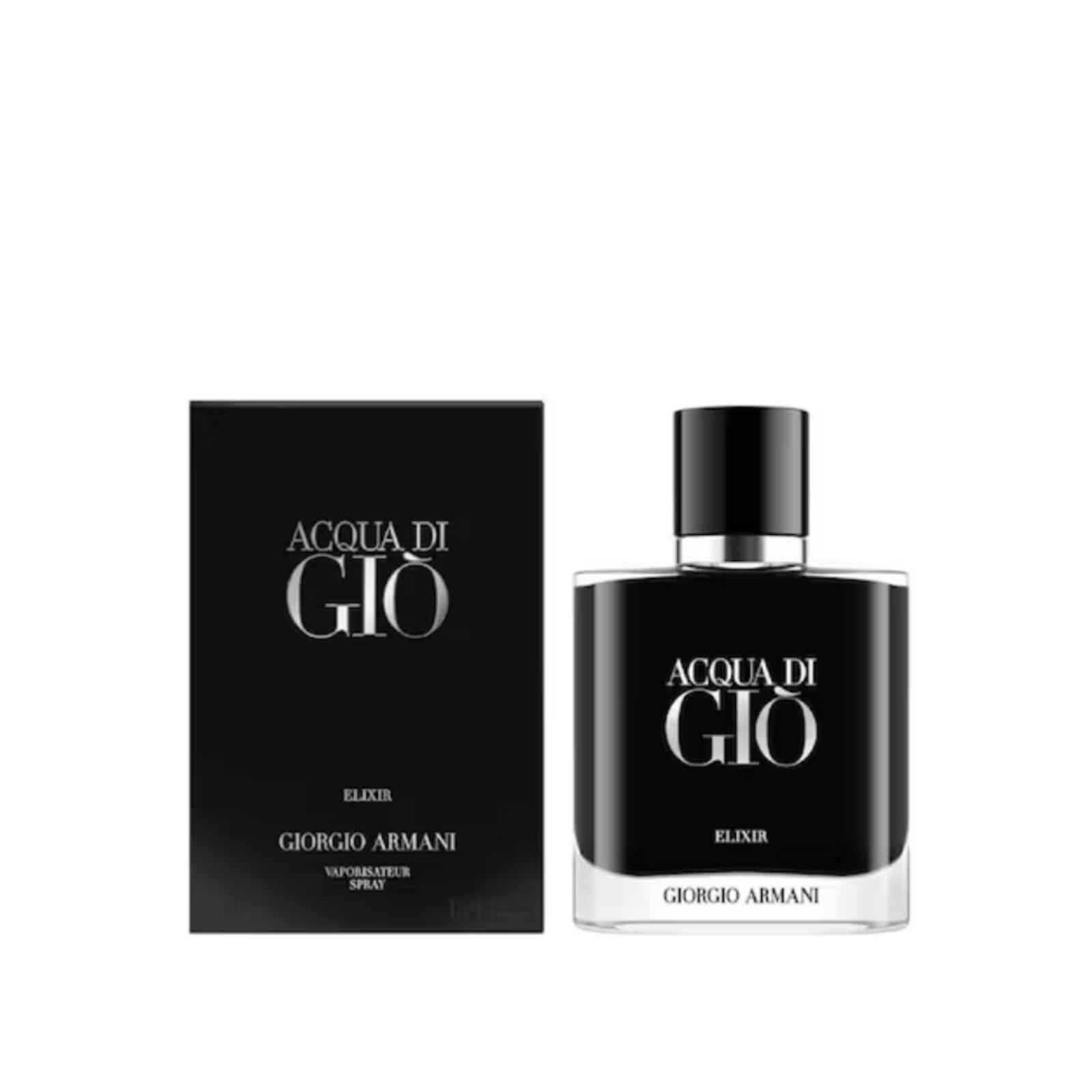 Vista 2 Giorgio Armani Acqua Di Gio Elixir - Perfume Masculino Giorgio Armani preto
