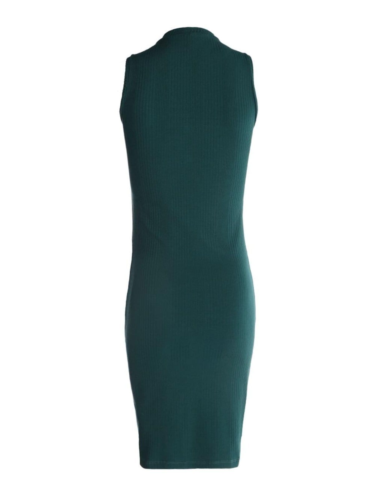 Vista 2 Vestido Canelado Luna Feminino Bright Girl'S verde