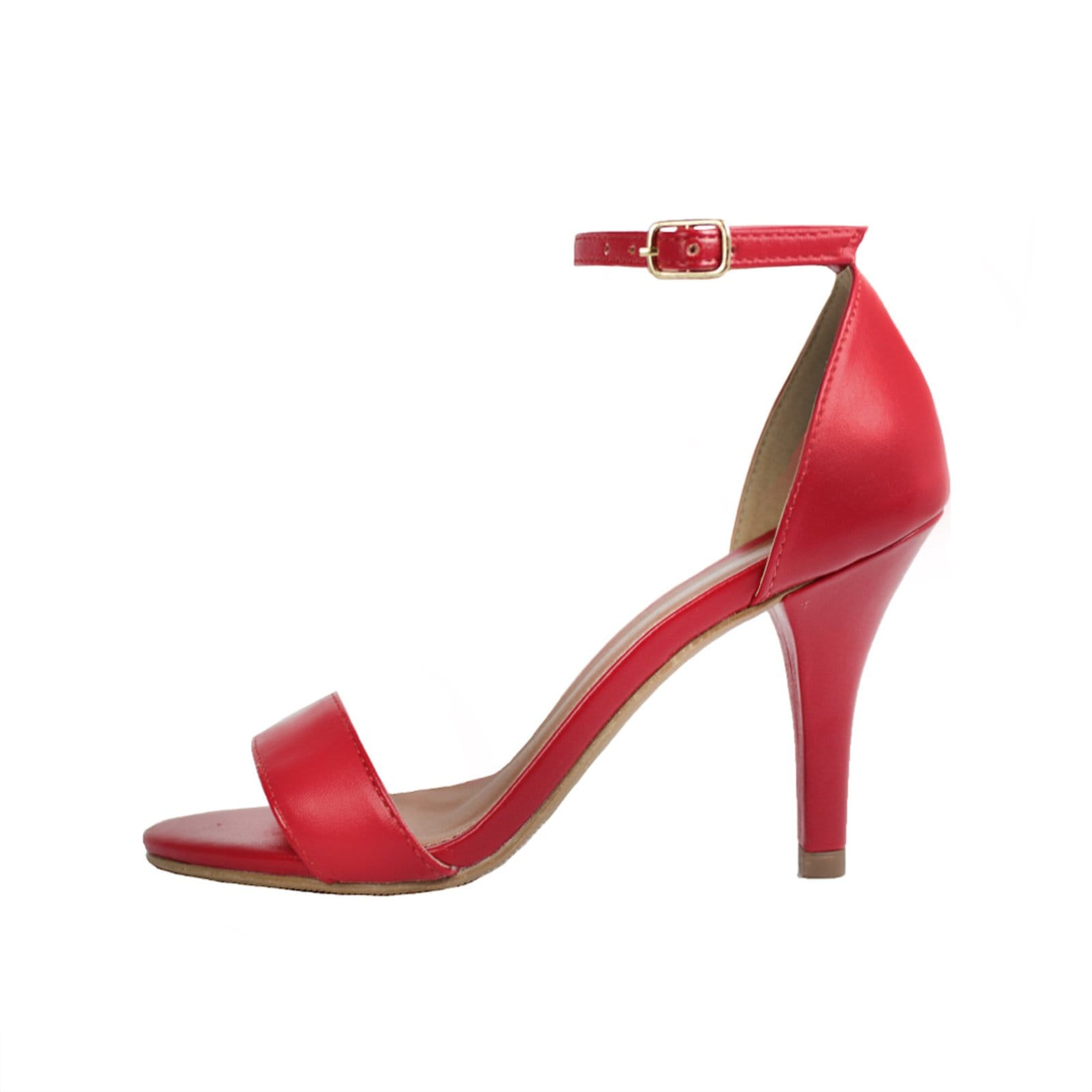 Vista 2 Sandália Salto Alto Fino Luiza Sobreira Vermelha Mod. 2069 Luiza Sobreira vermelho