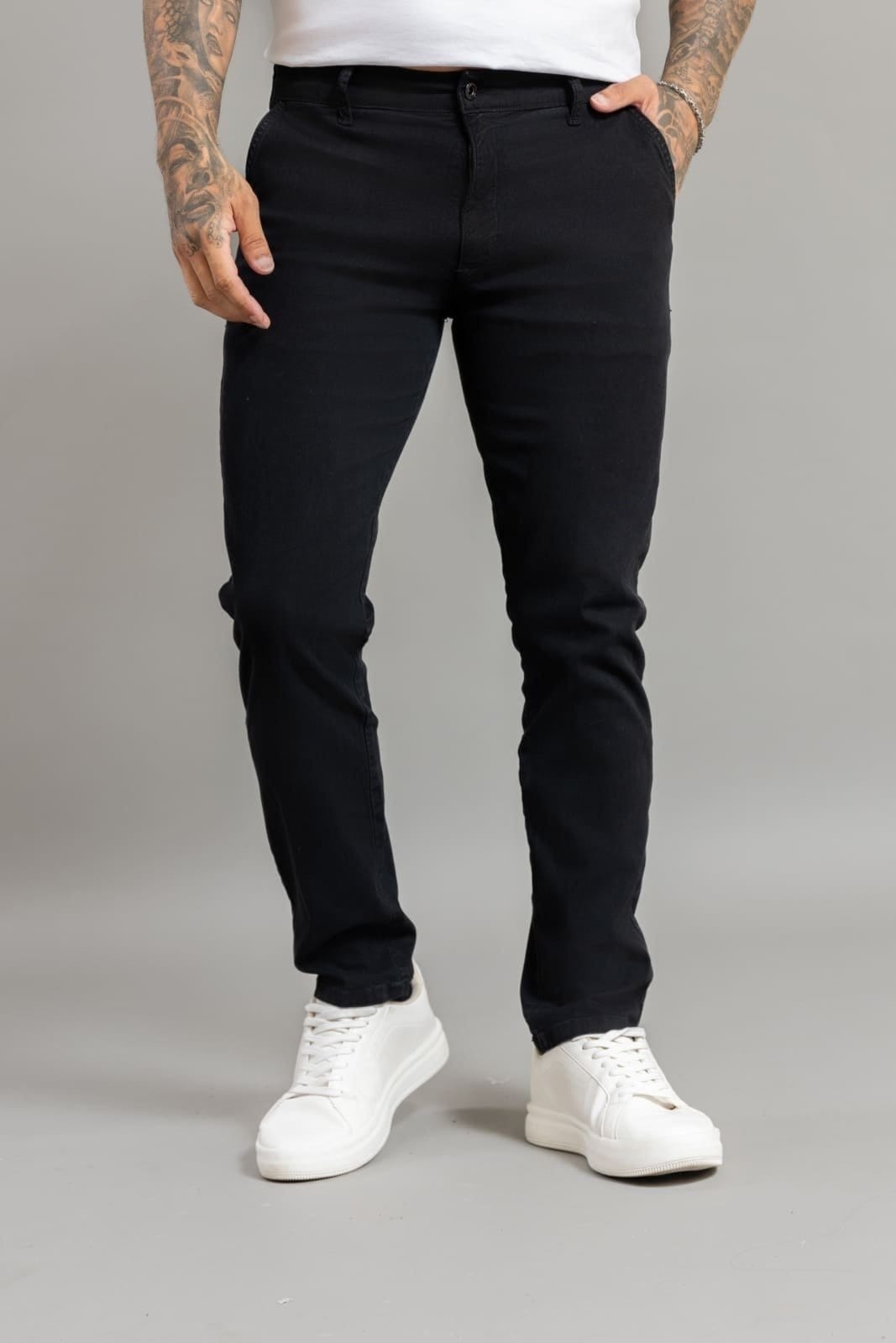 Calça Sarja Sport Fino Masculina Casual Color Dialogo