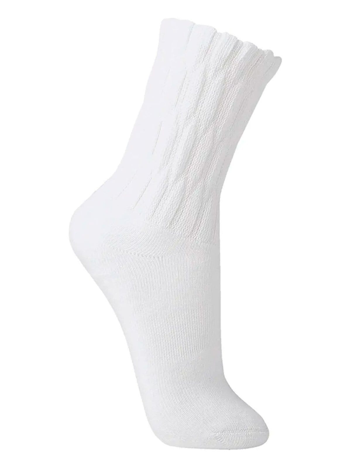 Vista 2 Kit com 3 Pares de Meias Aeróbica Lupo Lupo branco