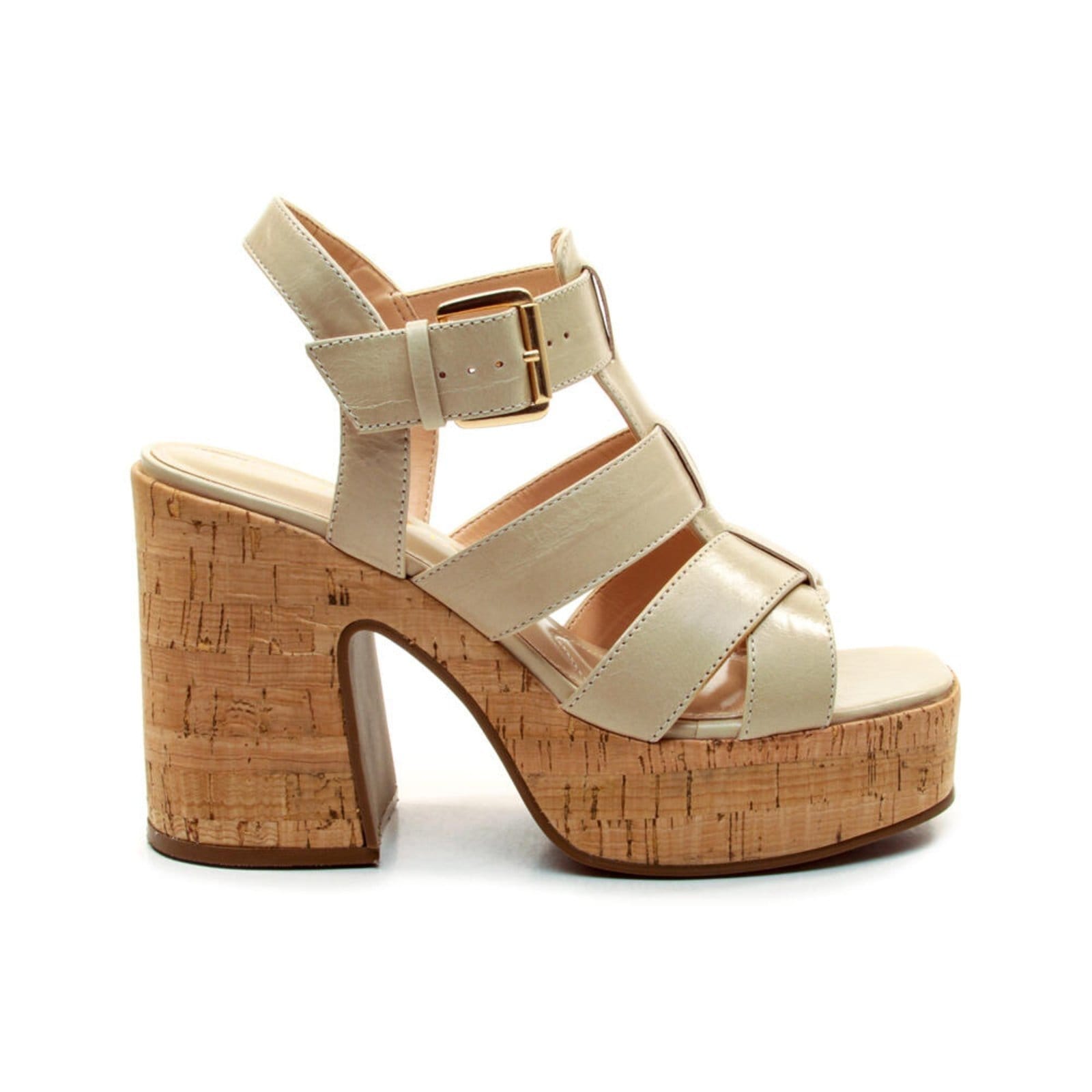 Sandália Plataforma Couro Cecconello 2741012-3