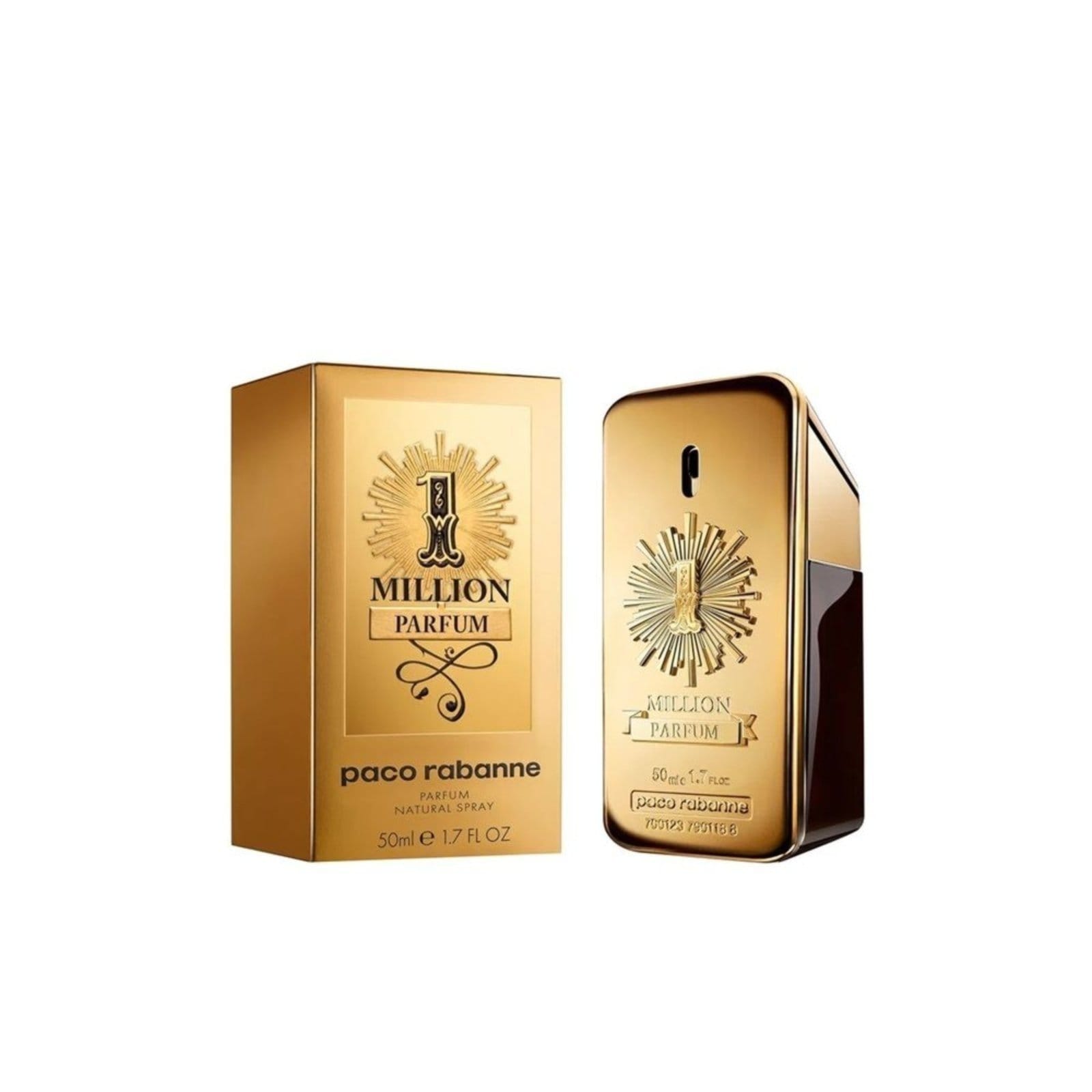 Vista 2 Perfume 1 Million Masculino Parfum 50 ml Paco Rabanne incolor