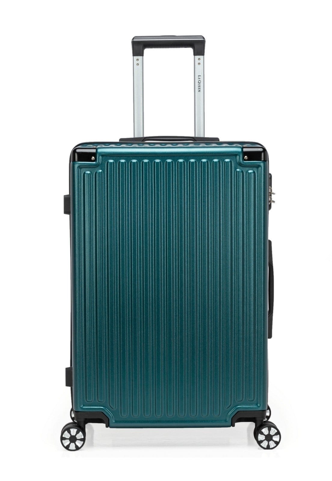 Vista 2 Infantil - Mala Lequeen Bordo Rígida Reforçada Viagem 10kg Lequeen verde