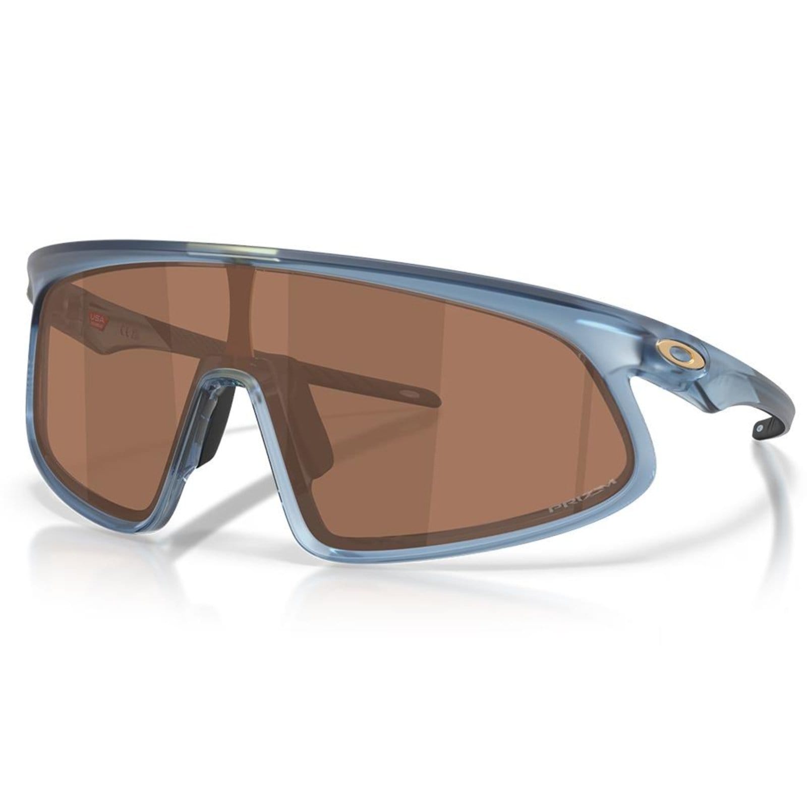 Vista principal Óculos de Sol Oakley RSLV Matte Transparent Abyss 1049 Oakley preto transparent