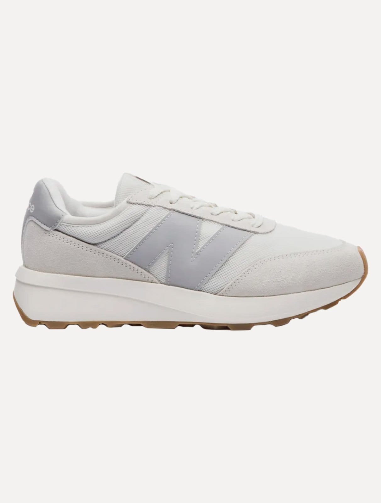 Vista principal Tênis New Balance Masculino Casual 370v1 Grey Off White New Balance cinza grey