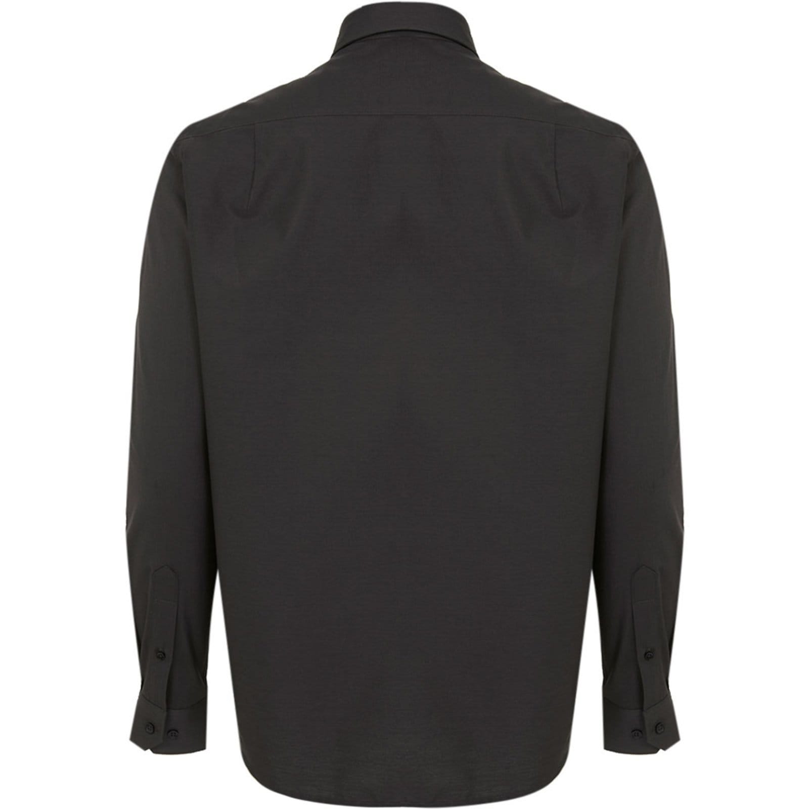 Vista 2 Camisa Individual Comfort Lisa In24 Escuro Masculino Individual cinza