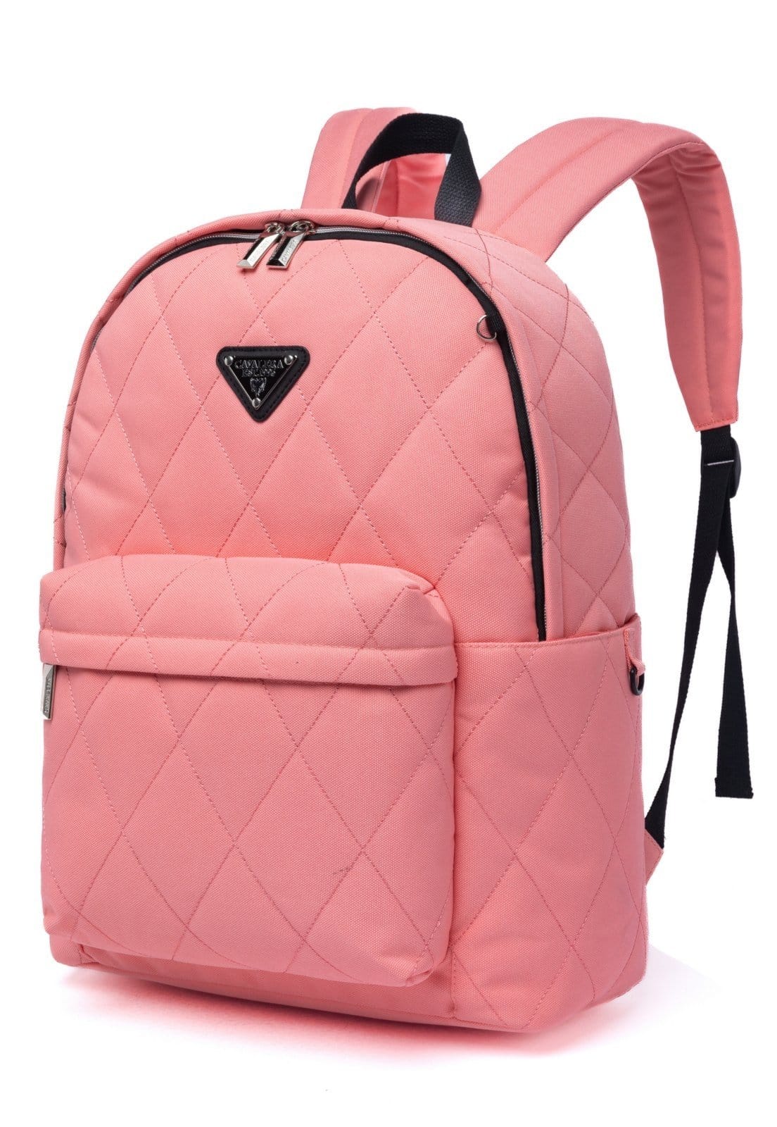 Vista 2 Mochila Cavalera Feminina Faculdade Casual Moda Reforçada Escolar Cavalera rosa
