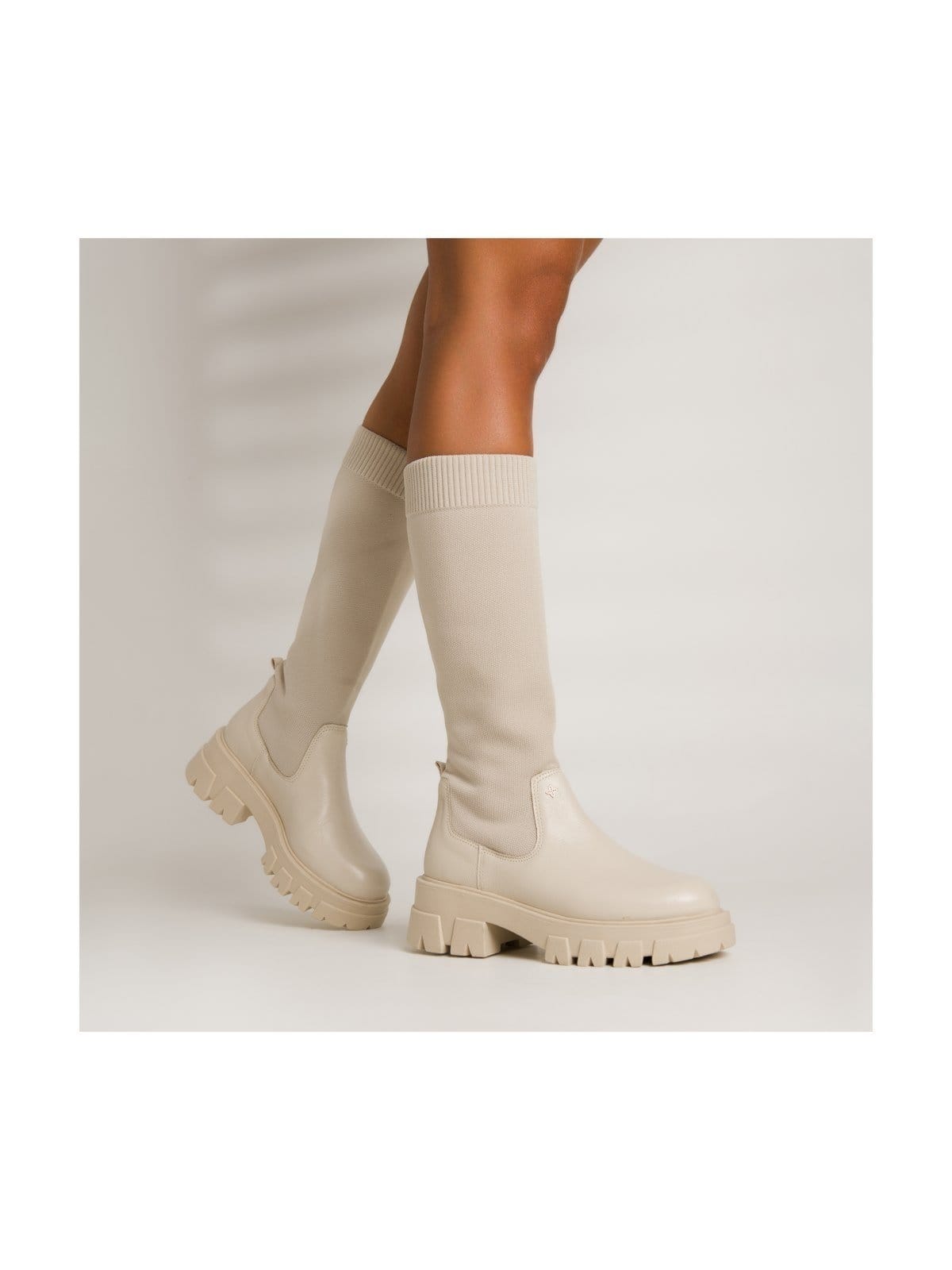 Vista 2 BOTA MEIA ANTONELA DI VALENTINI COURO Di Valentini off-white