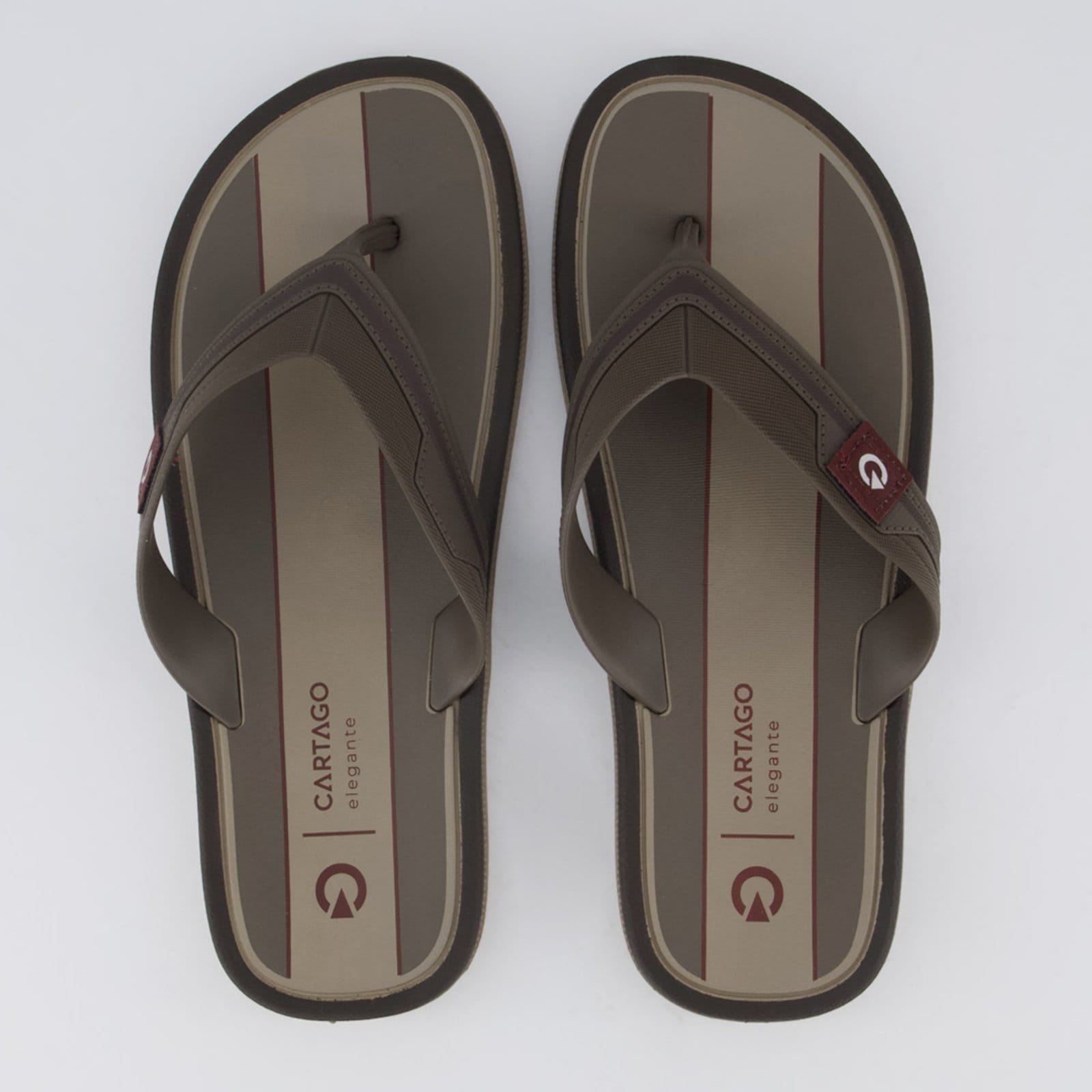 Chinelo Cartago Maiorca III e Marrom