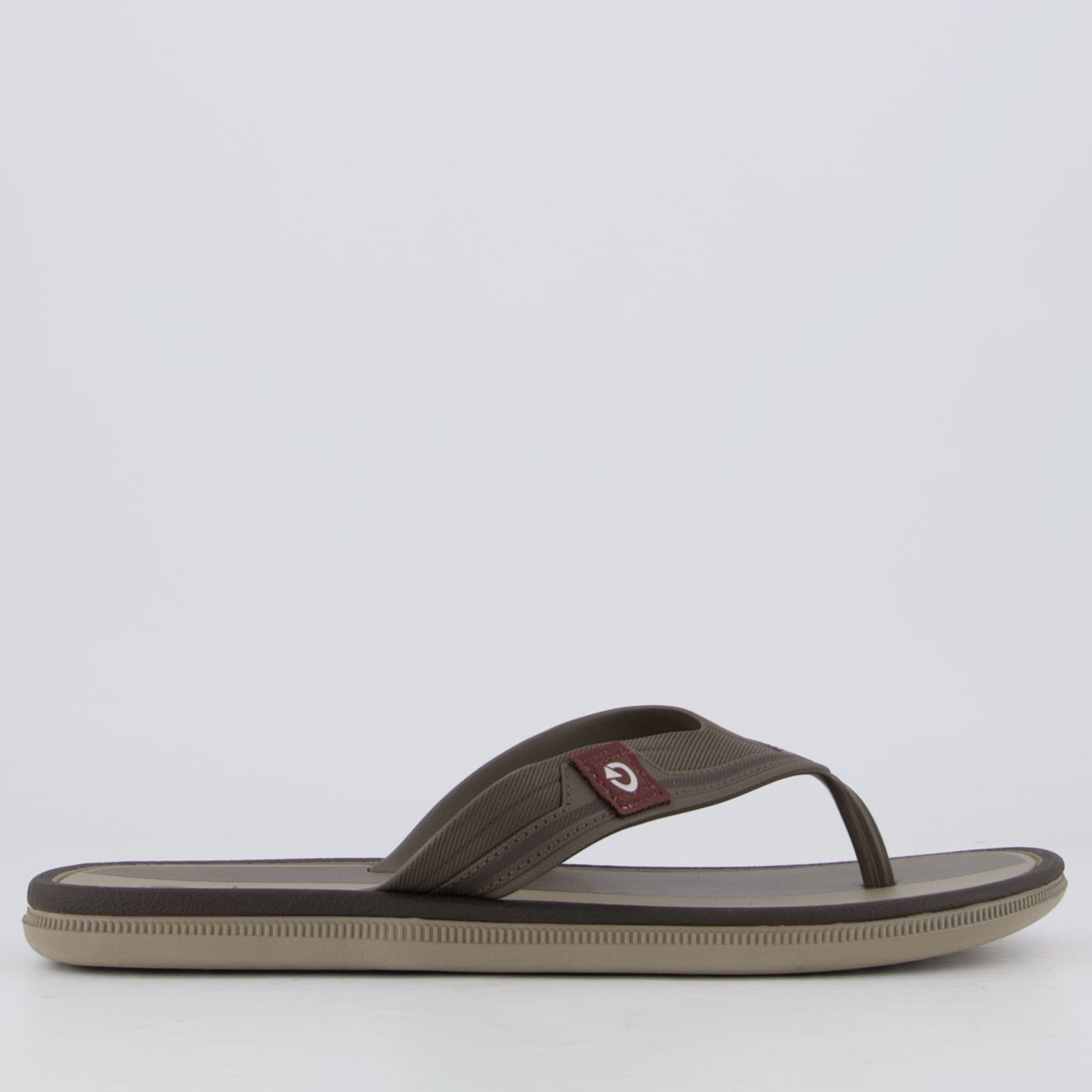 Vista 2 Chinelo Cartago Maiorca III e Marrom CARTAGO bege