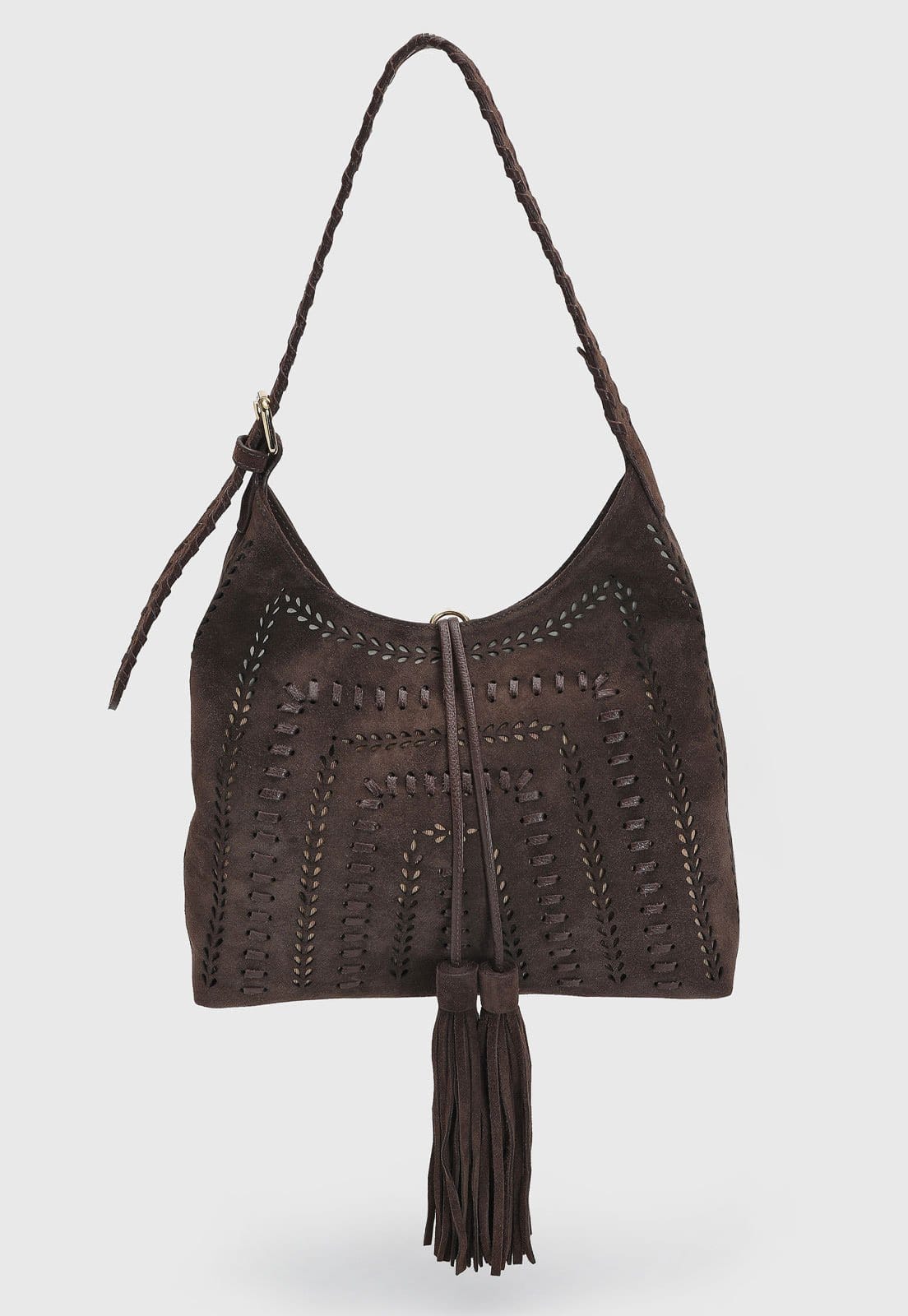 Bolsa Feminina Luiza Barcelos Grande Detalhes Vazados