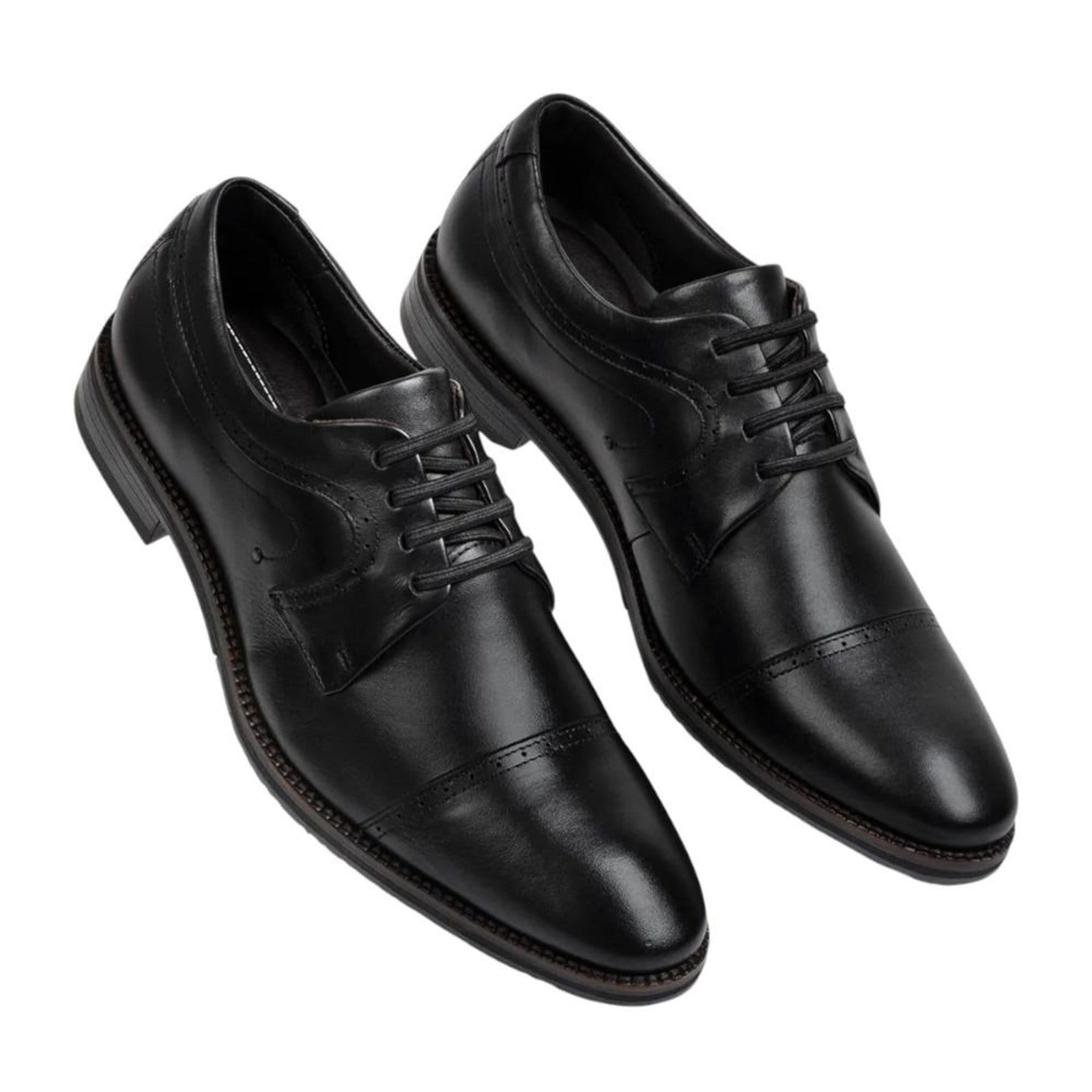 Vista 2 Sapato Social Ferracini Bentley Masculino Couro FERRACINI preto