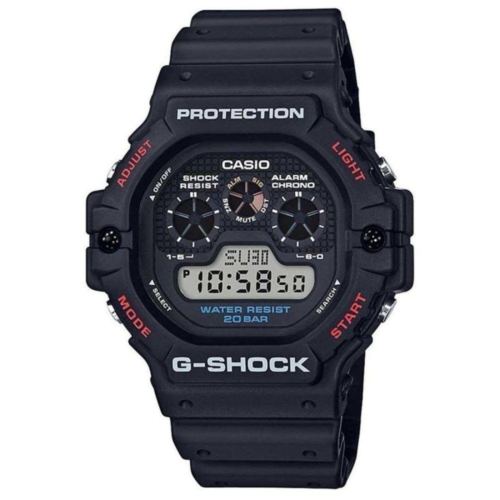 Vista principal Relógio G-Shock DW-5900-1DR Masculino G-SHOCK preto