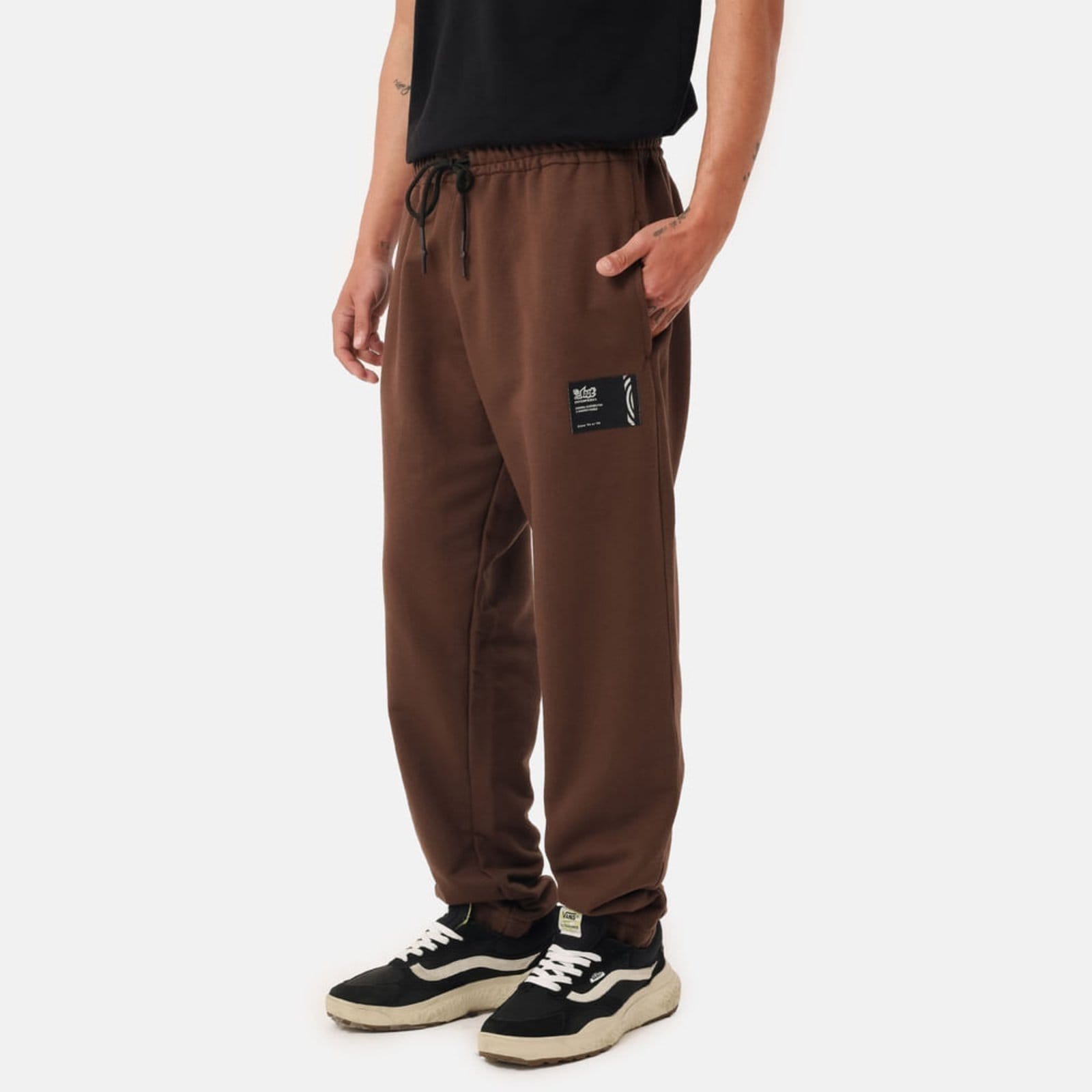 Vista principal Calça Moletom Lost Day By Day Lost marrom