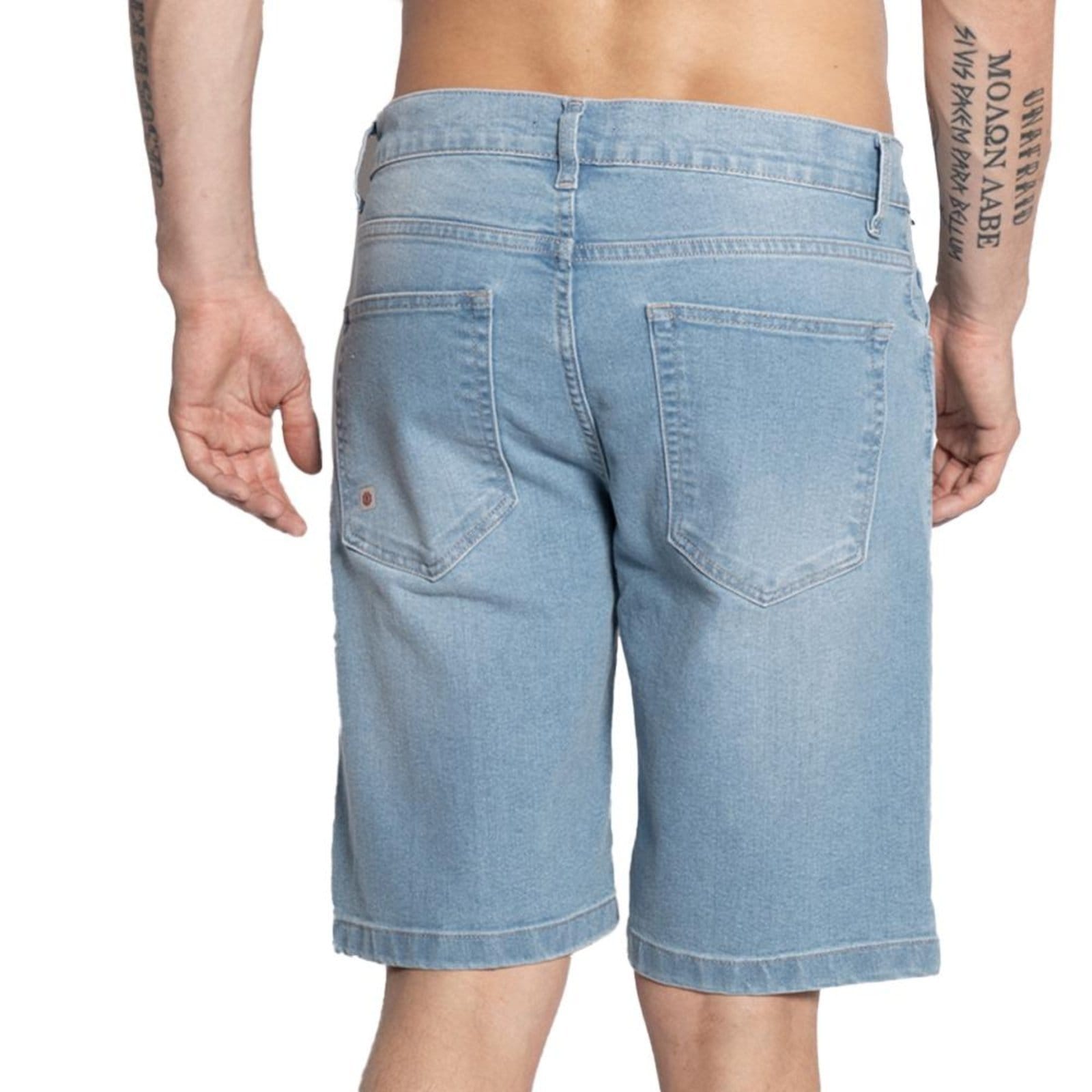 Vista 2 Bermuda Element Jeans Element Light Blue Denim SM25 Azul Element azul blue