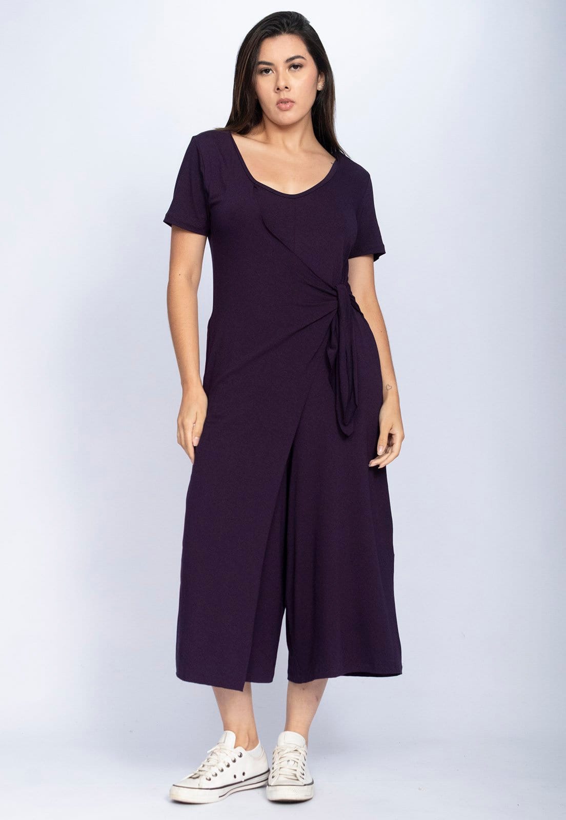 Macacão CabanaFree Piatã Pantacourt Malha com Manga Curta Marinho