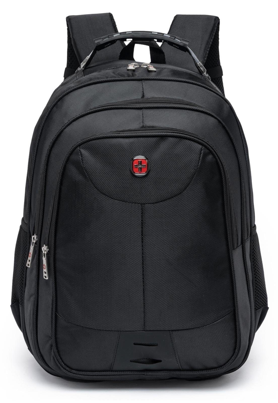 Vista principal Mochila Trabalho Masculina Espaçosa Resistente Notebook Faculdade Crossgear preto