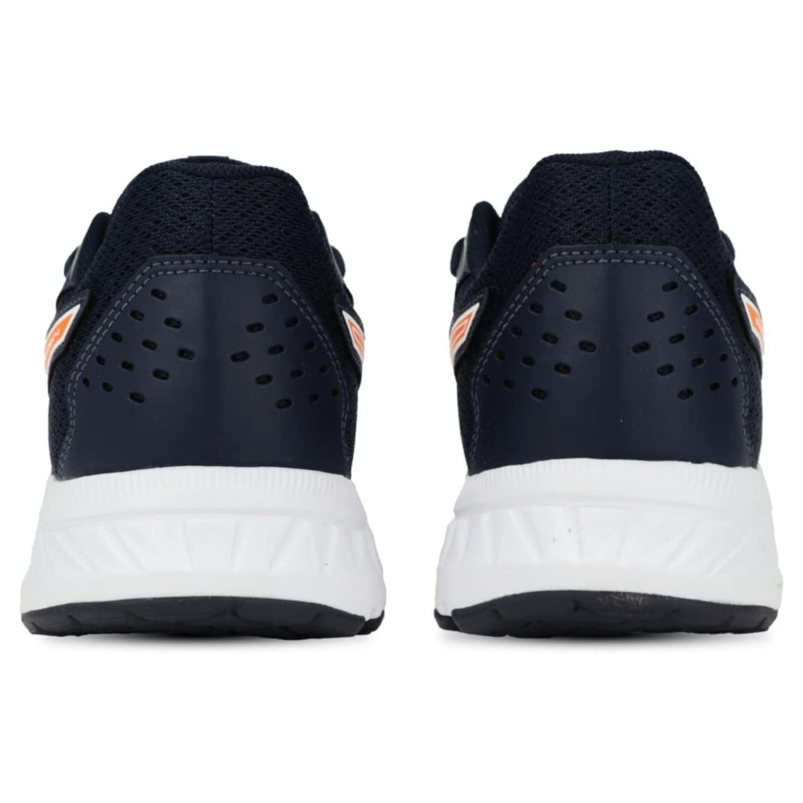 Vista 2 Tênis ASICS Raiden 4 - Masculino Laranja ASICS azul