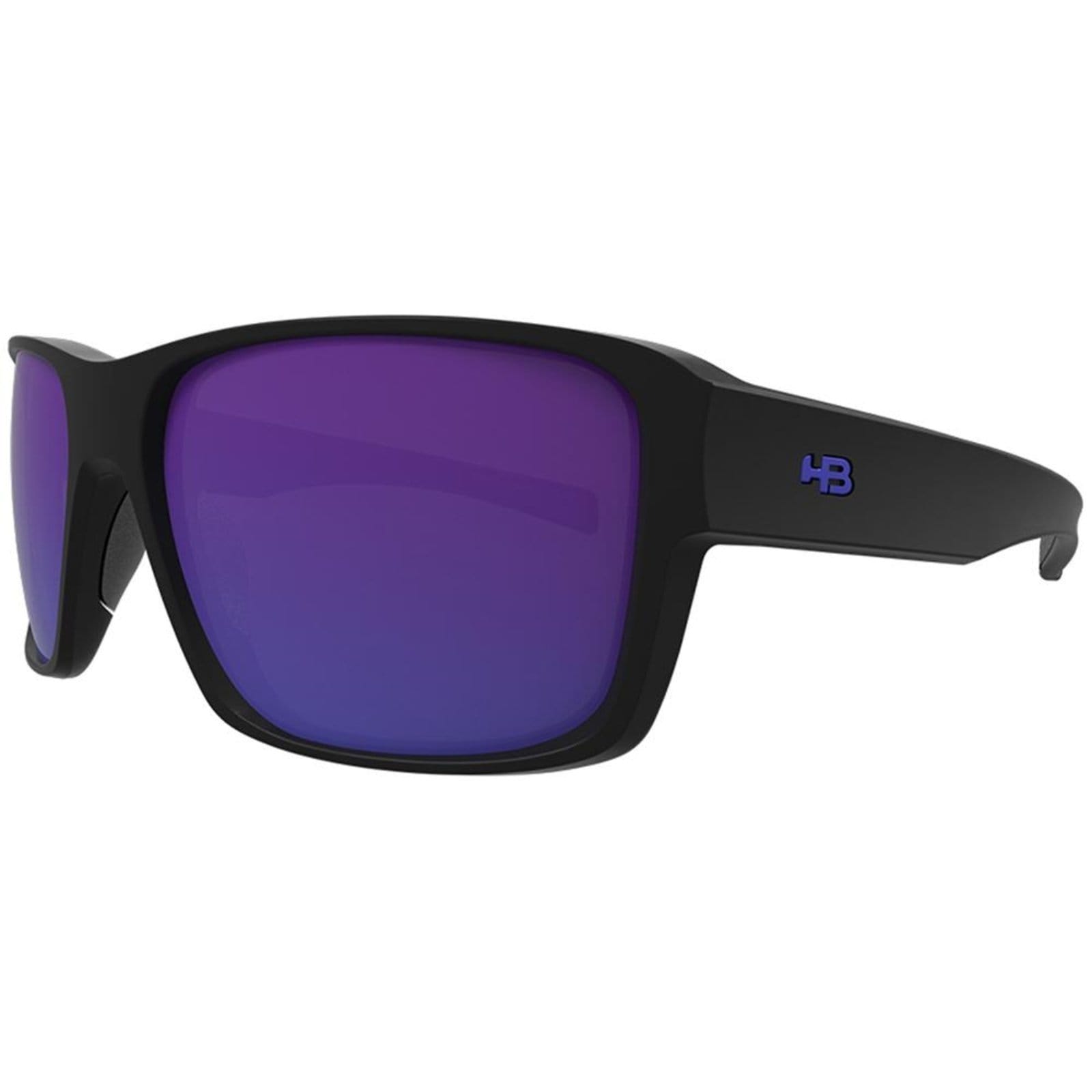 Óculos de Sol HB The Pass M Black D Blue Blue Chrome