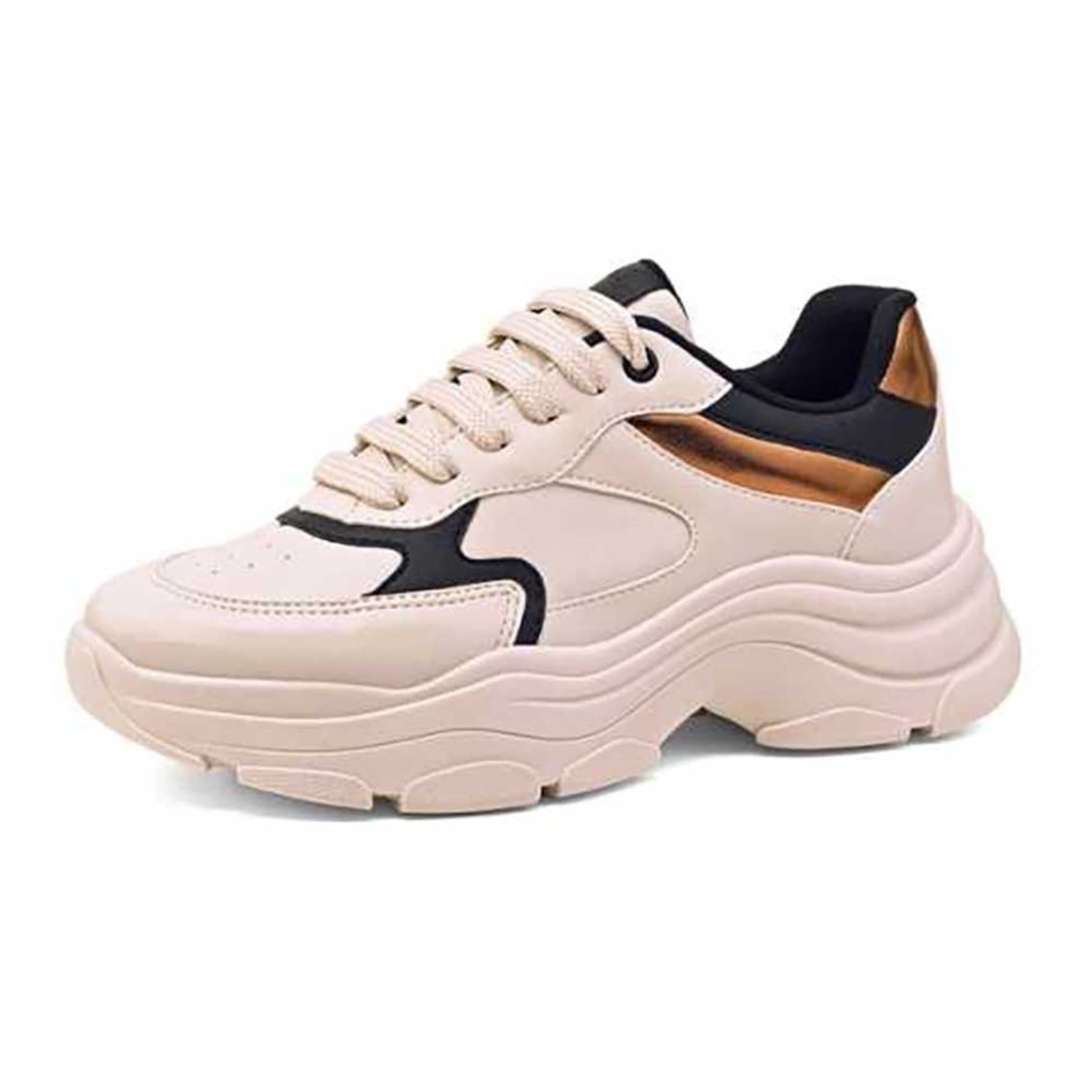 Vista 2 Tênis Feminino Izalu Sneaker Casual Izalu preto