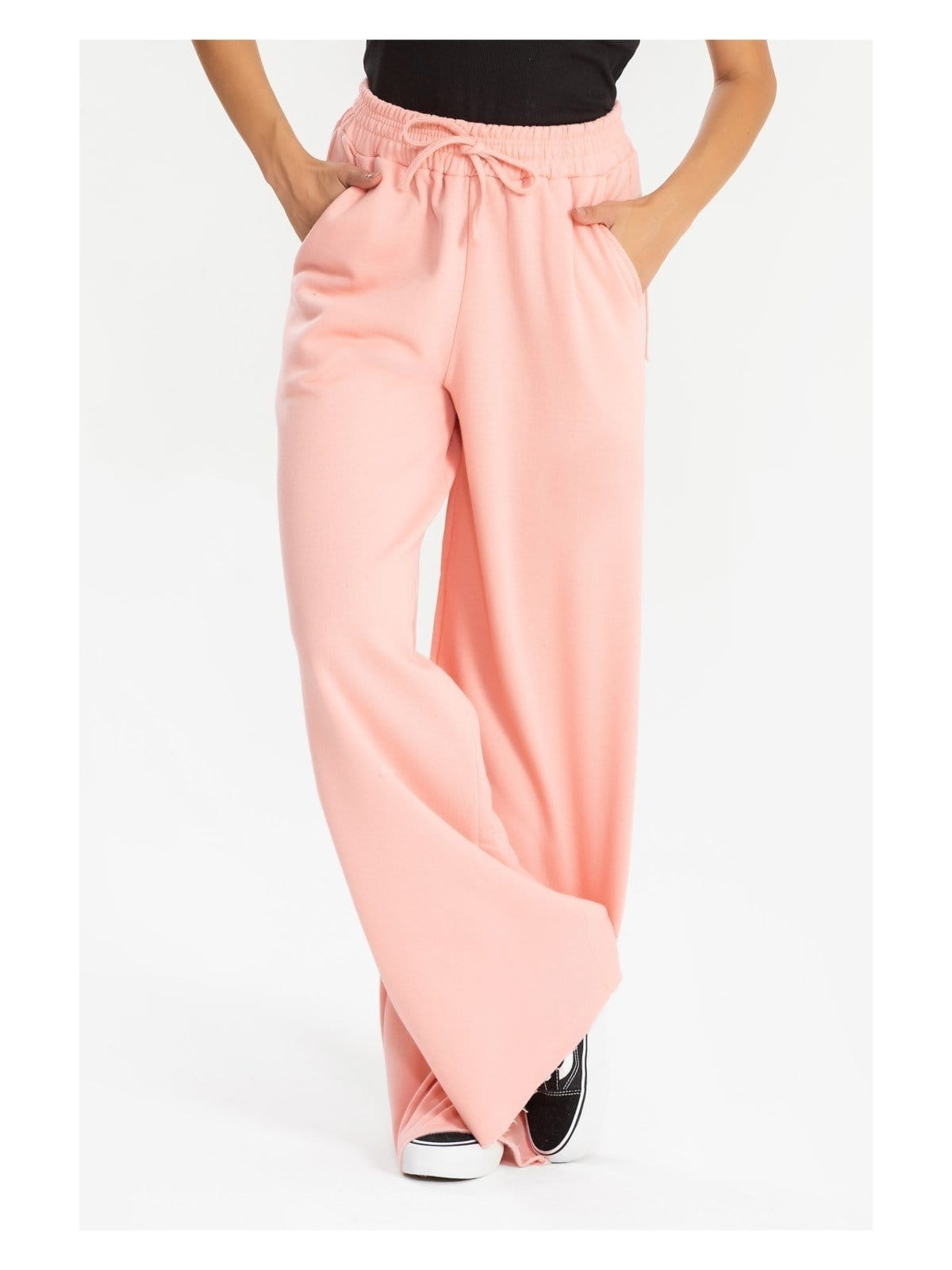 Calça Moletom Wide Leg Tai Feminina Confortável