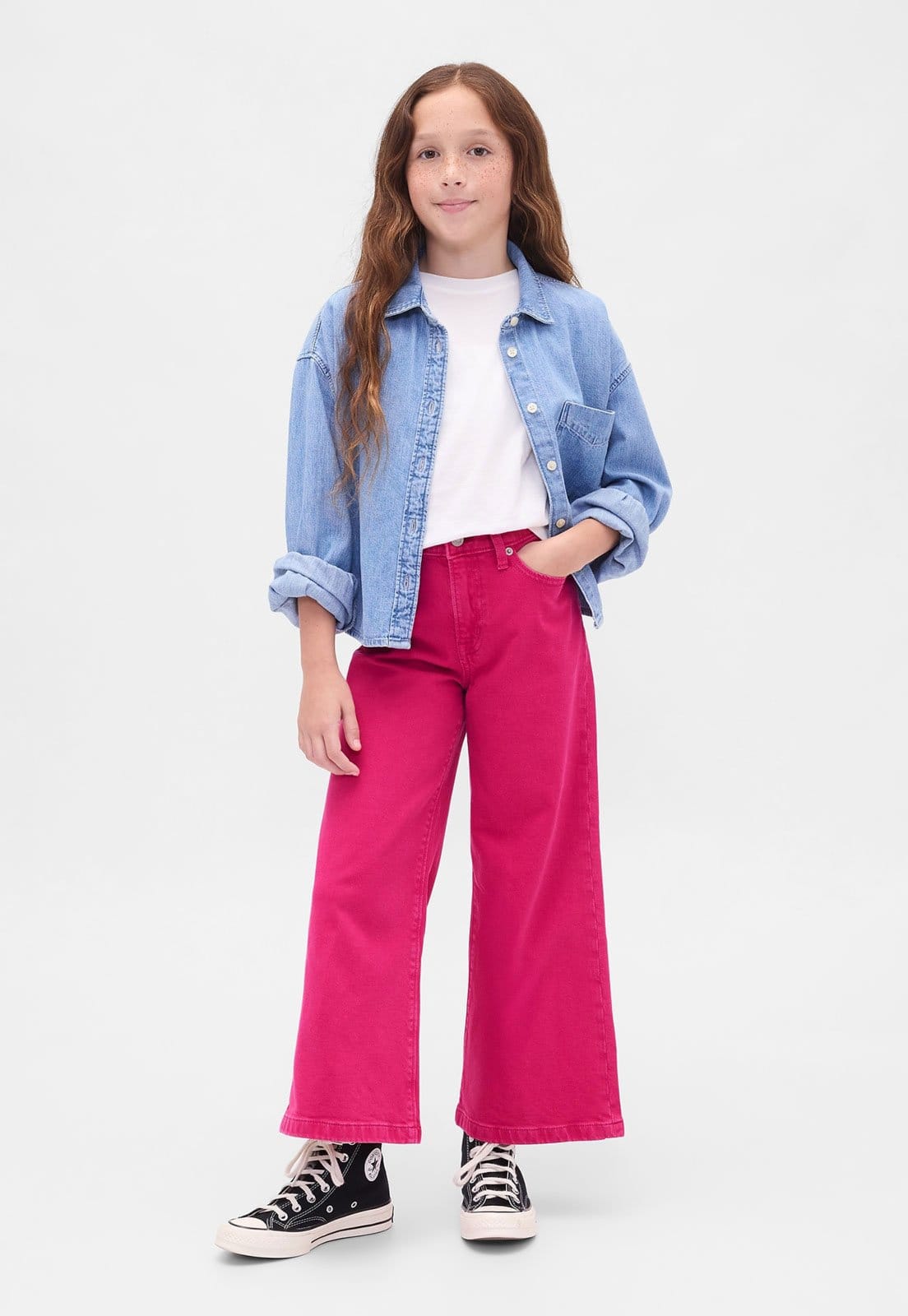Vista 2 Infantil - Calça Jeans GAP Reta GAP azul