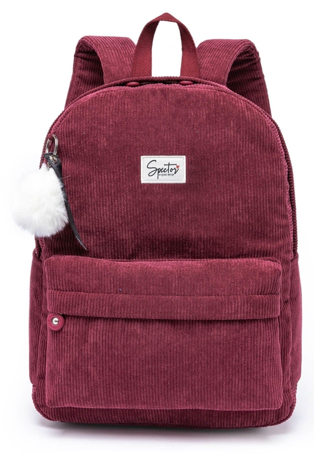 Vista principal Infantil - Mochila Bolsa Feminina Escolar Reforçada Spector vermelho
