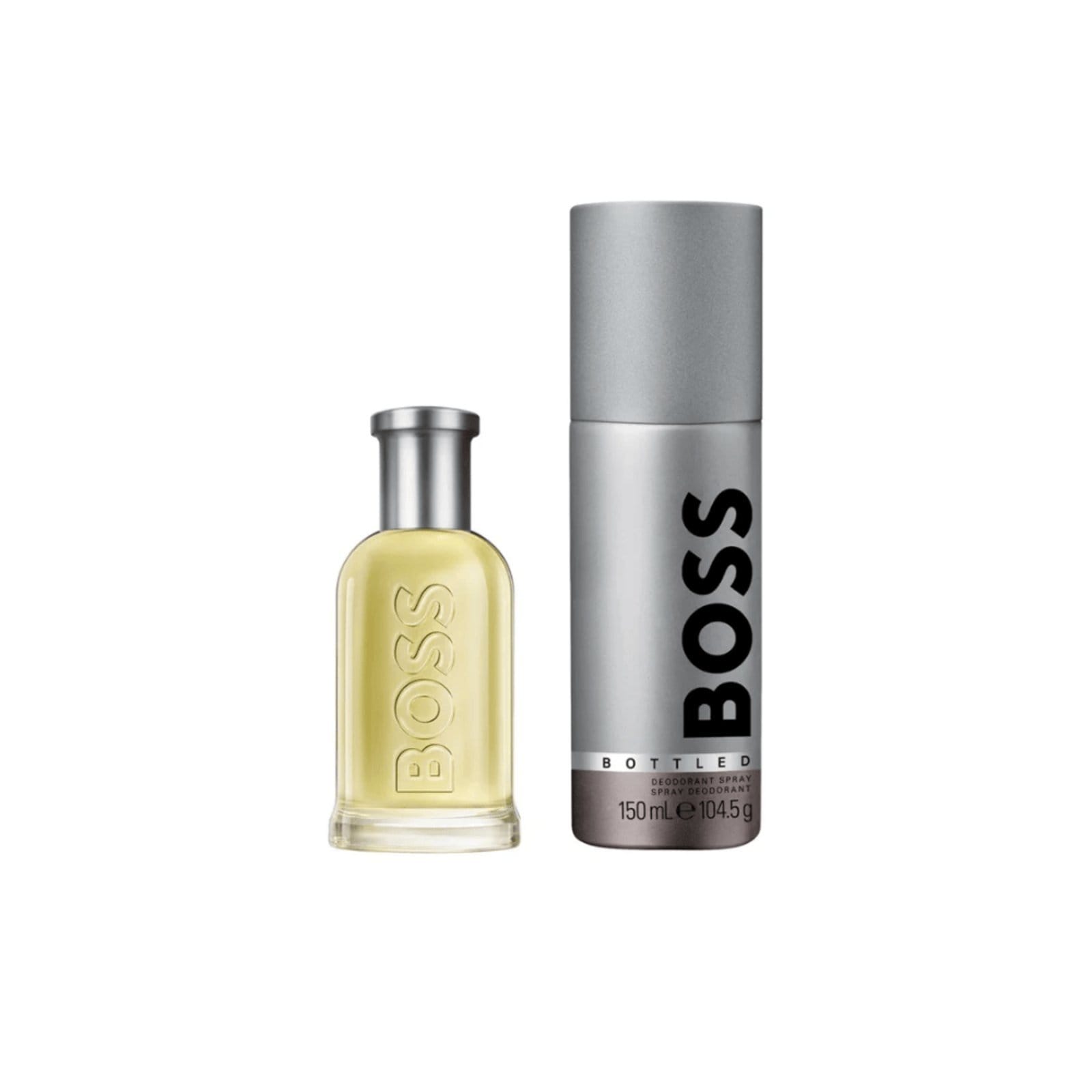 Vista 2 Coffret BOSS Bottled Eau de Toilette + Desodorante Hugo Boss cinza
