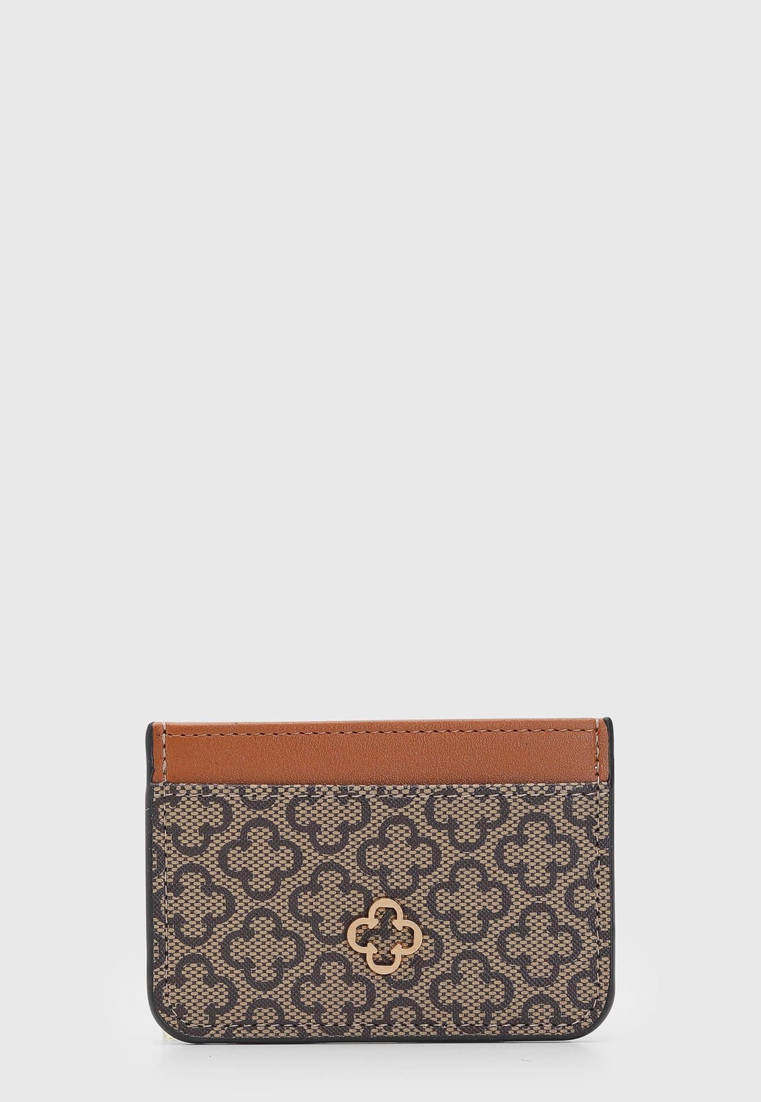 Vista 2 Carteira Feminina Capodarte Monograma Capodarte bege