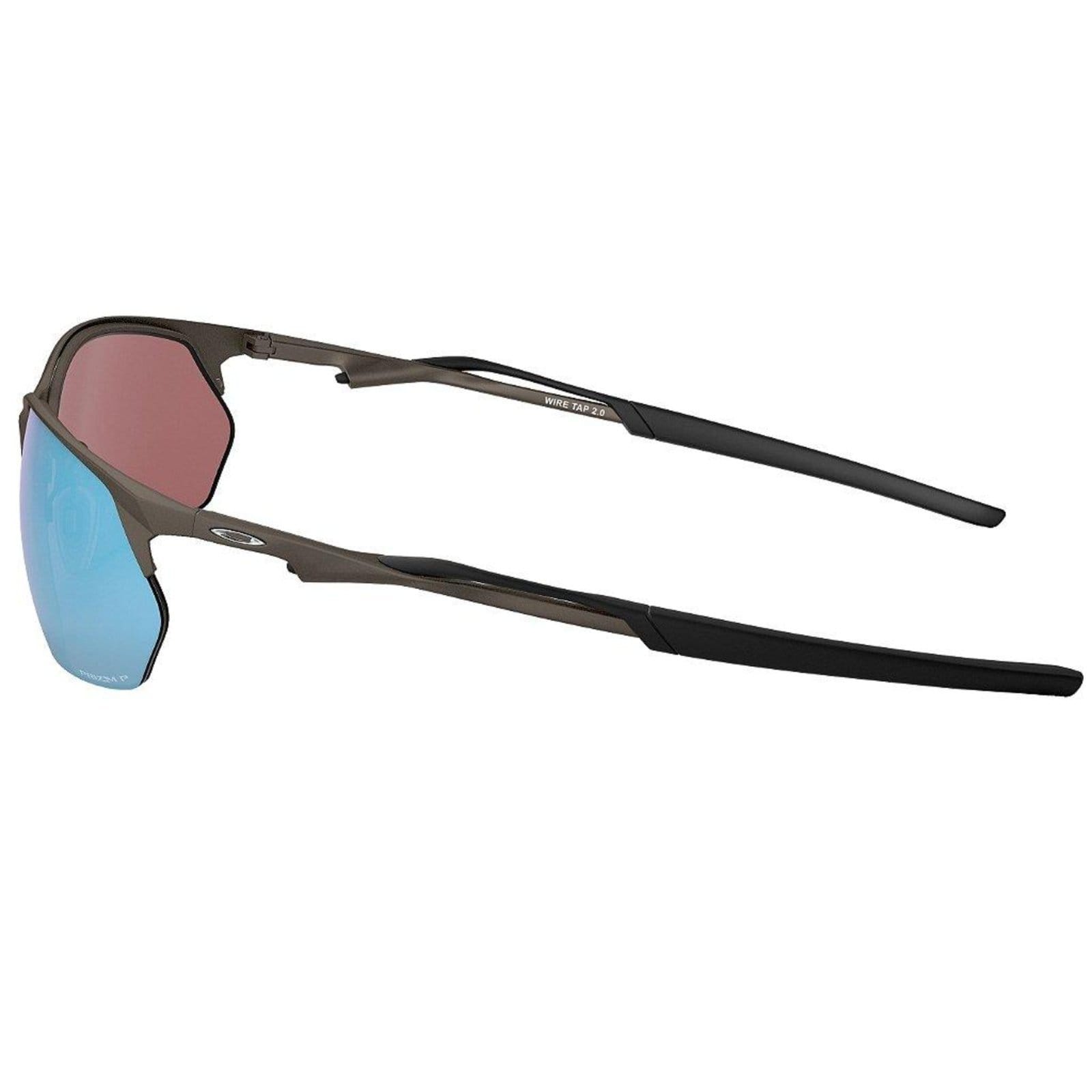 Vista 2 Óculos de Sol Oakley Wire Tap 2.0 Satin Lead W/ Prizm Deep Water Polarized Oakley grafite