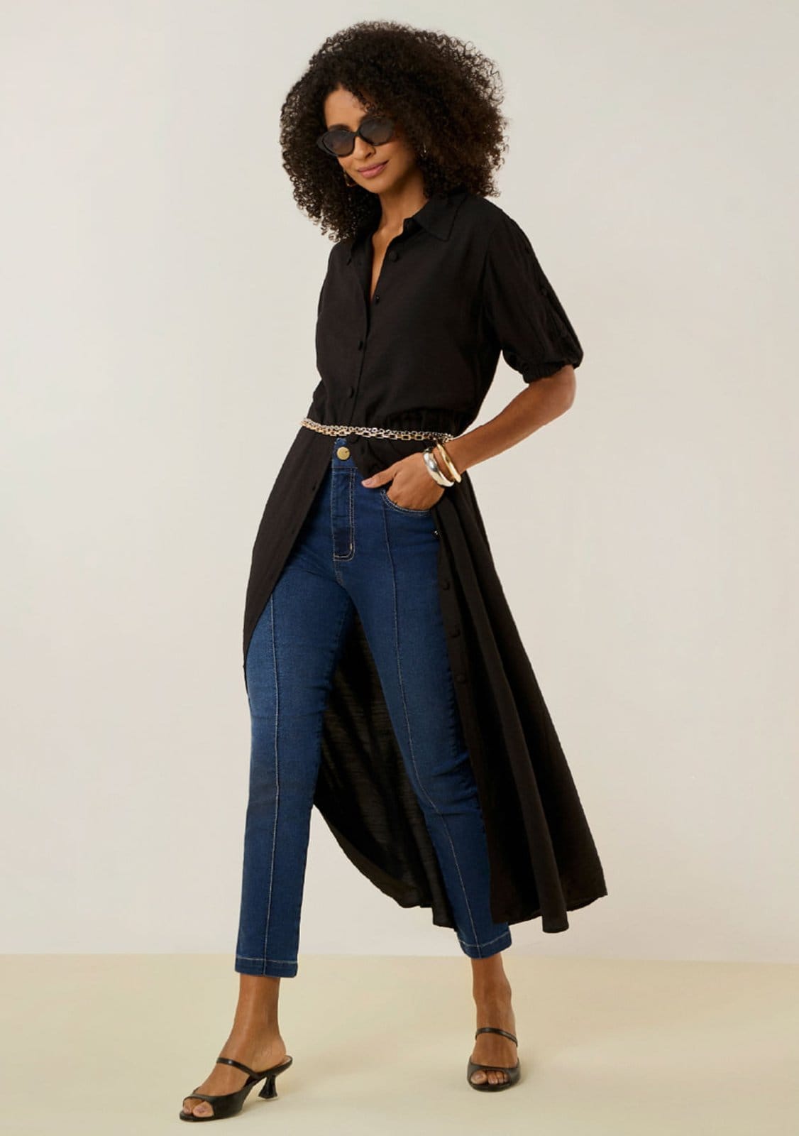 Calça Maria Valentina Cigarrete Alta