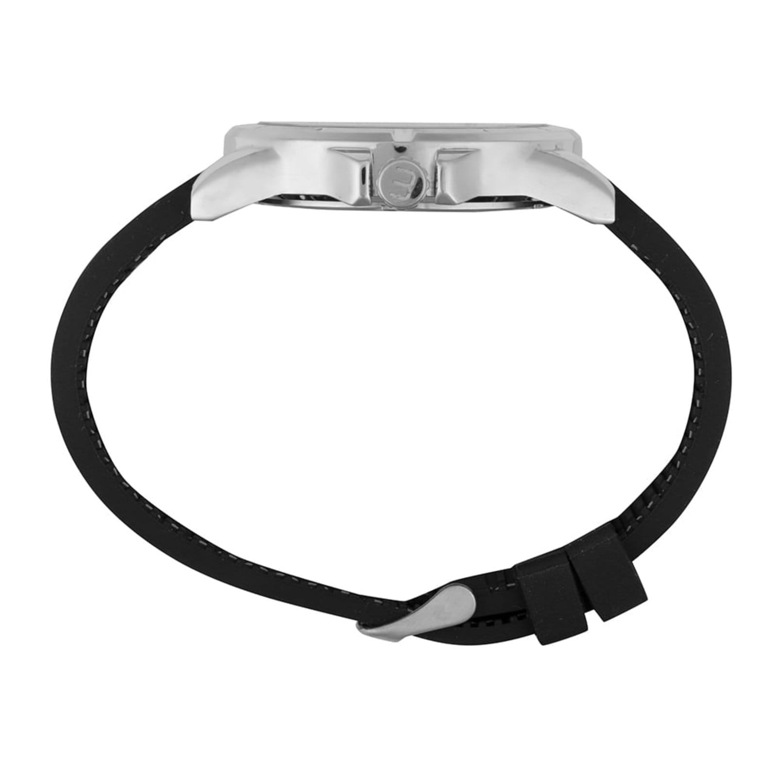 Vista 2 Relógio Masculino Prata Calendário e Duplo Horário Mondaine preto