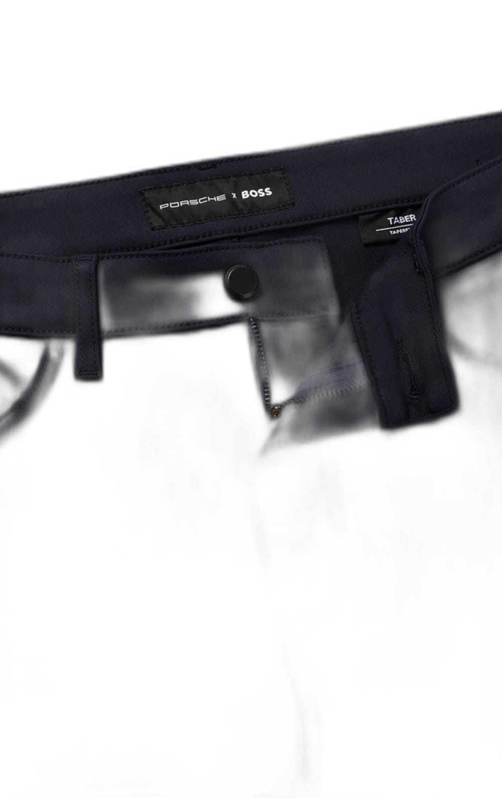 Vista 2 Calça Jeans De Perna Afunilada Porsche X BOSS Em Denim Azul Boss azul marinho denim