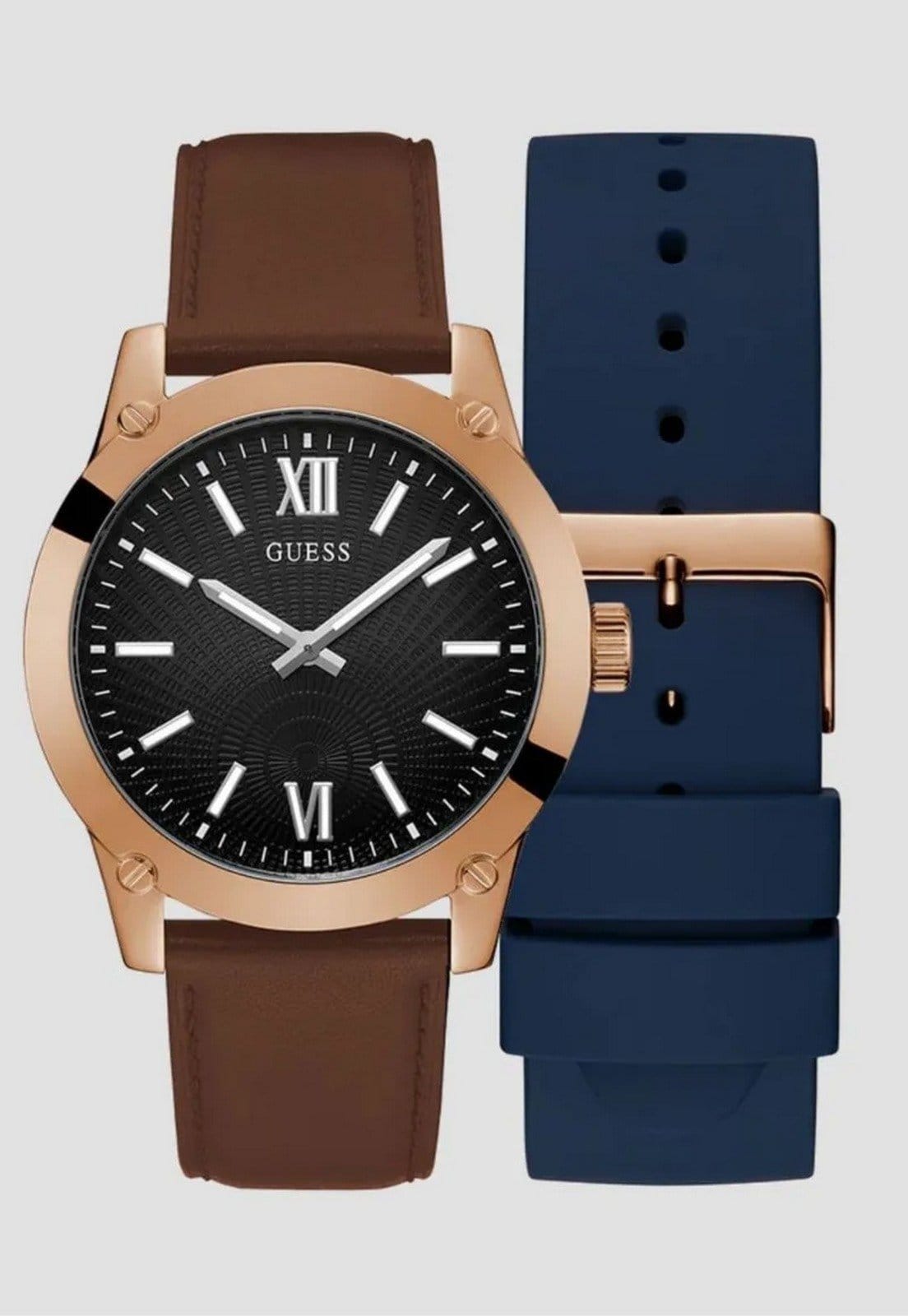 Relógio Guess Redondo Troca Pulseira Rosé